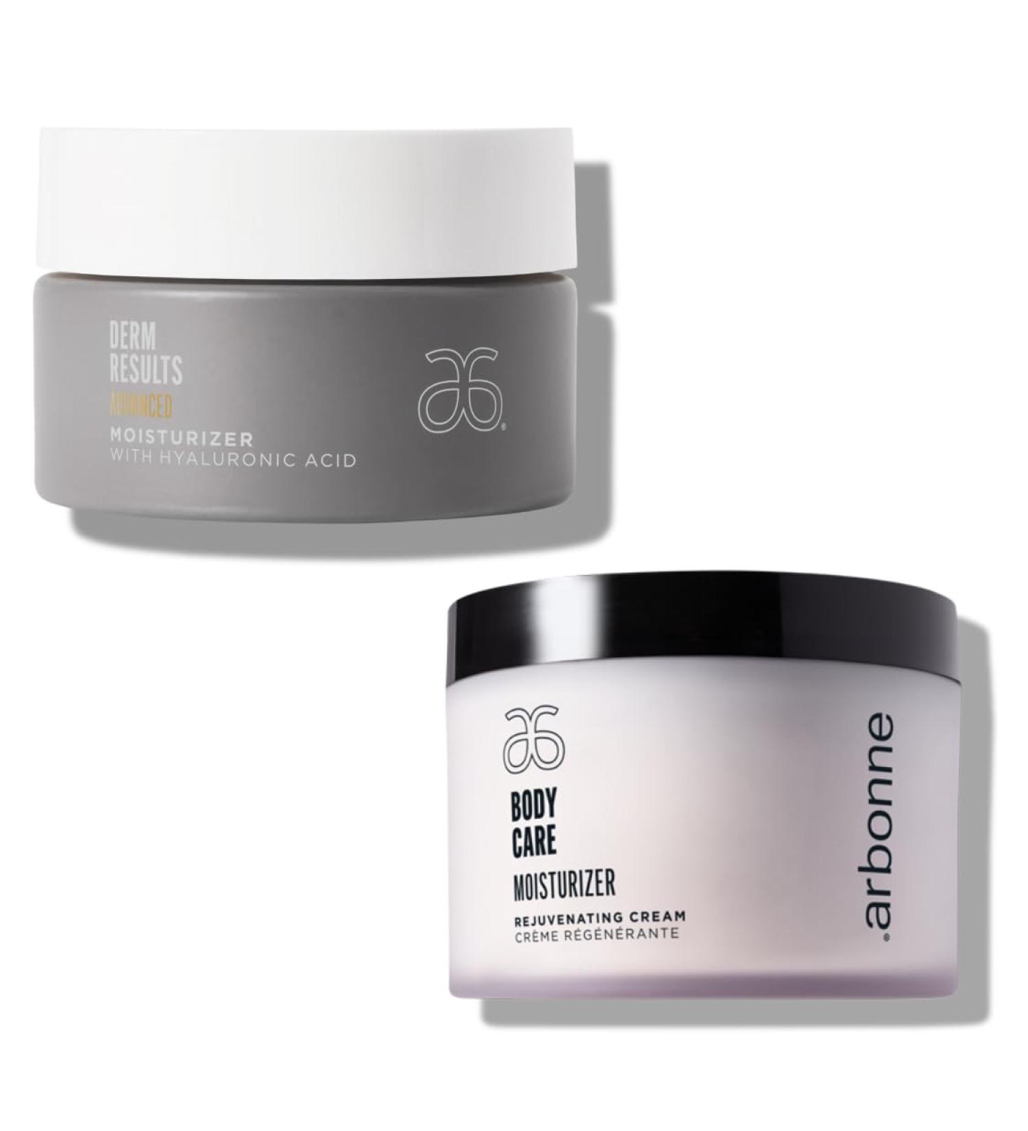 Arbonne DermResults Advanced Face Moisturizer with BodyCare Moisturizer Cream - Buy Online on GoSupps.com