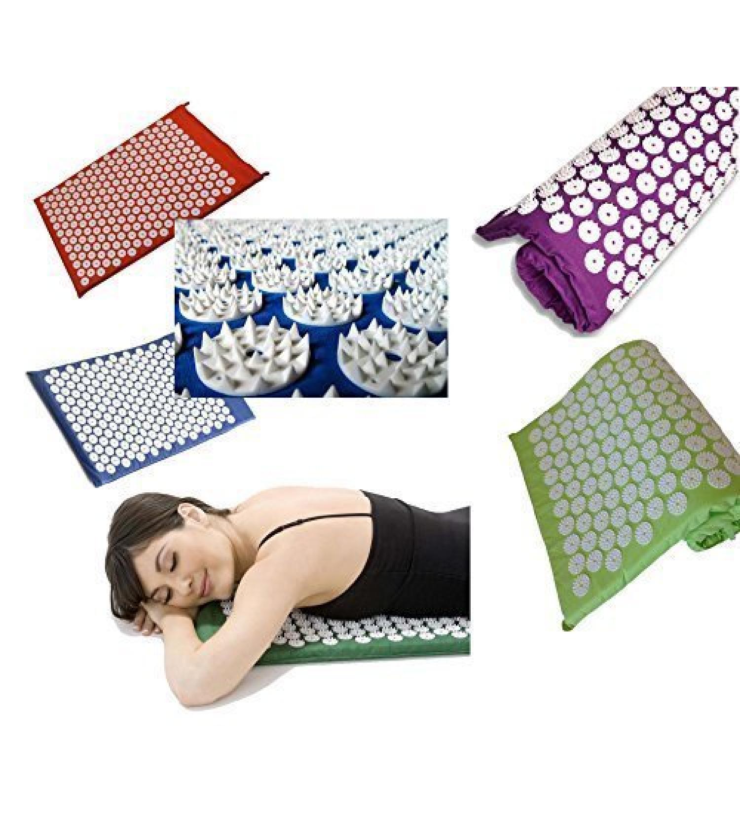 Acupressmate Massage mat nail mat acupuncture 80x51 cm (orange): relaxation pain relief and pure relaxation for body and mind