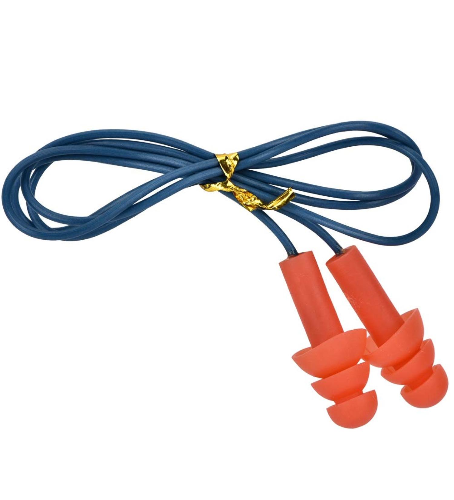 Milltrip Soft Foam Earplugs - Corded Silicone Noise Reduction & Metal Detectable Hearing Ear Plugs for Ultimate Comfort & Protection - Buy Online on GoSupps.com