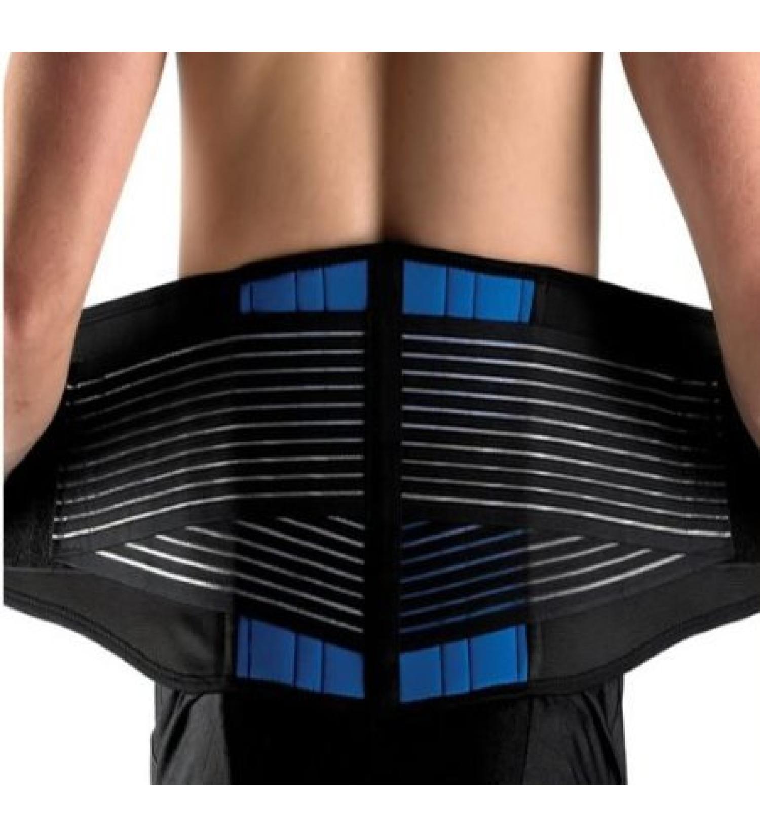 Double Pull Lumbar Lower Back Support Brace Exercise Belt 5XL