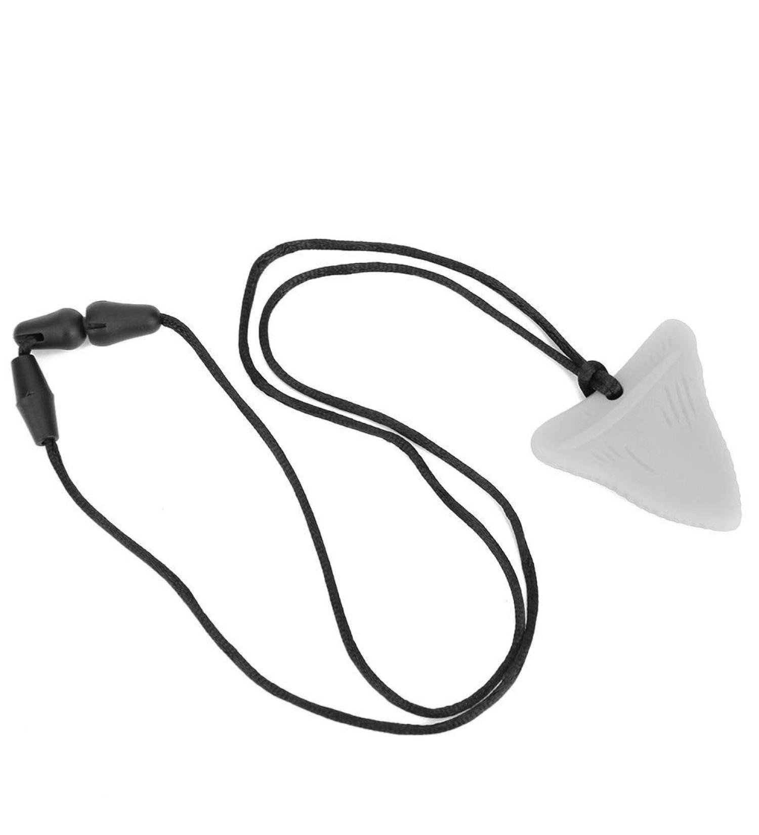 Children's Childhood Diseases Necklace & Baby Bite Ring - Toddler Chew Toy Gift (Deep White) | International Shipping - Buy Online on GoSupps.com