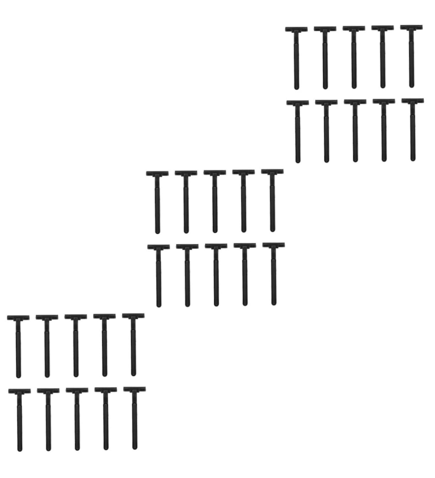 Minkissy 30 Pack Hair Removal Scraper Trimmer Razor for Men - Long-Lasting Manual Epilator Tools & Plastic Clippers - Buy Online on GoSupps.com