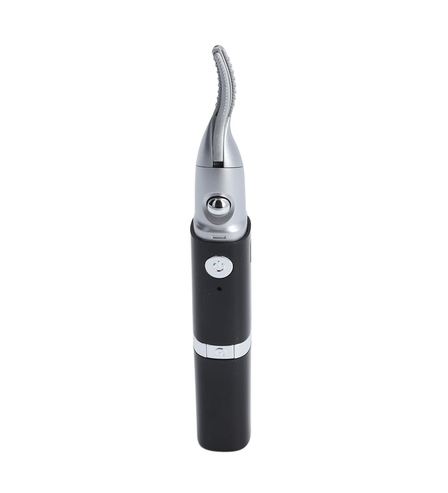 Heated Eyelash Curlers - USB Rechargeable Electric Curler with 2 Temp Settings | Long Lasting Curls & Multi-Function Trimmer for Eyebrows & Nasal Hair - Buy Online on GoSupps.com