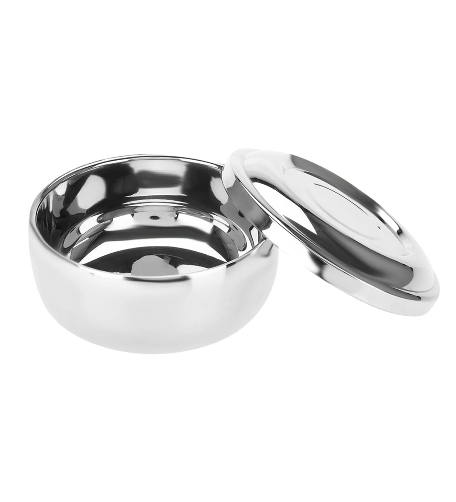 HURRISE Universal Stainless Steel Shaving Soap Bowl Perfect for On-the-Go Grooming | International Shipping Available - Buy Online on GoSupps.com