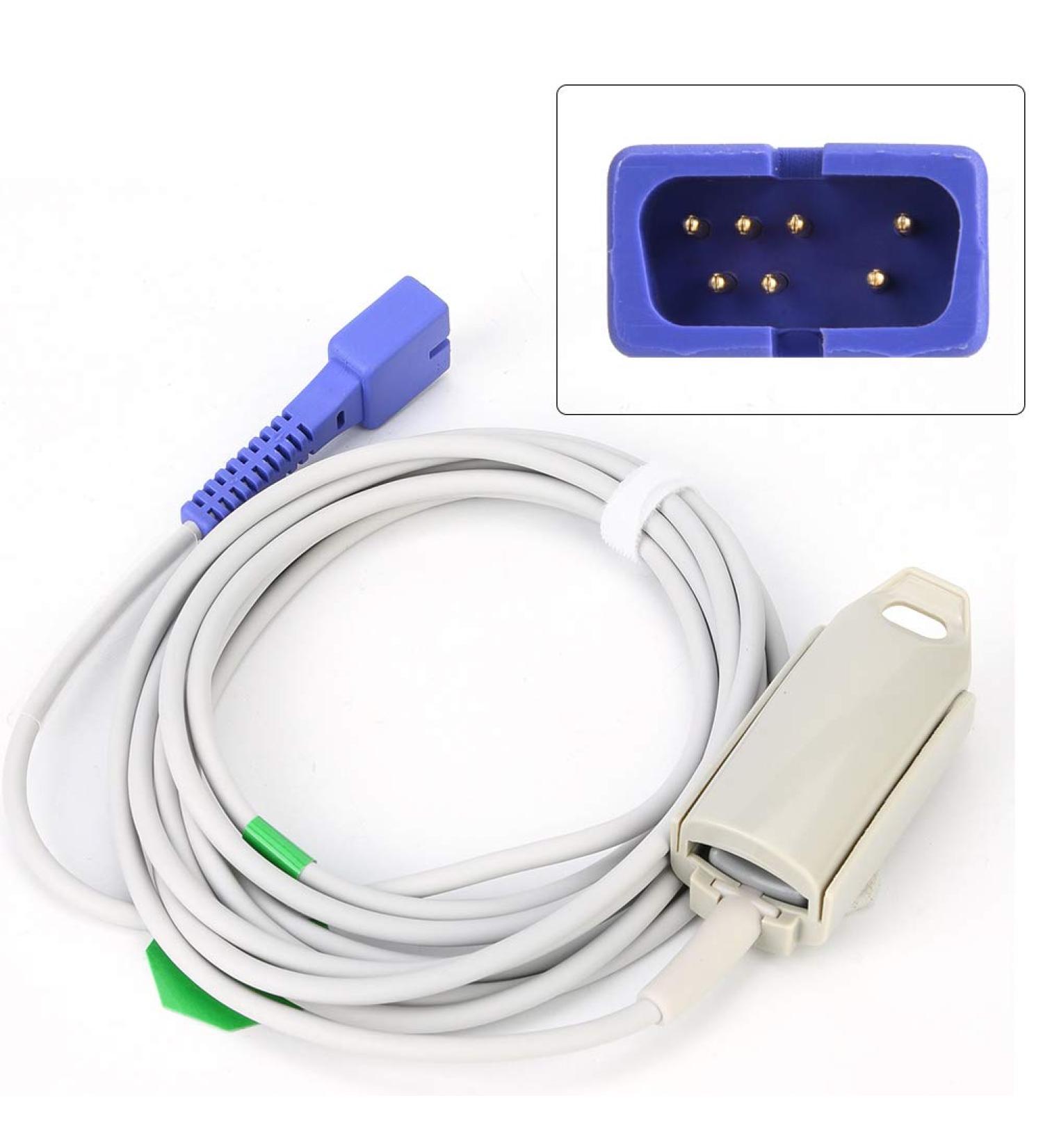 Buy Compatible Nonin 8000AA SpO2 Sensor - Adult Finger Soft 3.2ft with 7-Pin Connector | Fast International Shipping - Buy Online on GoSupps.com