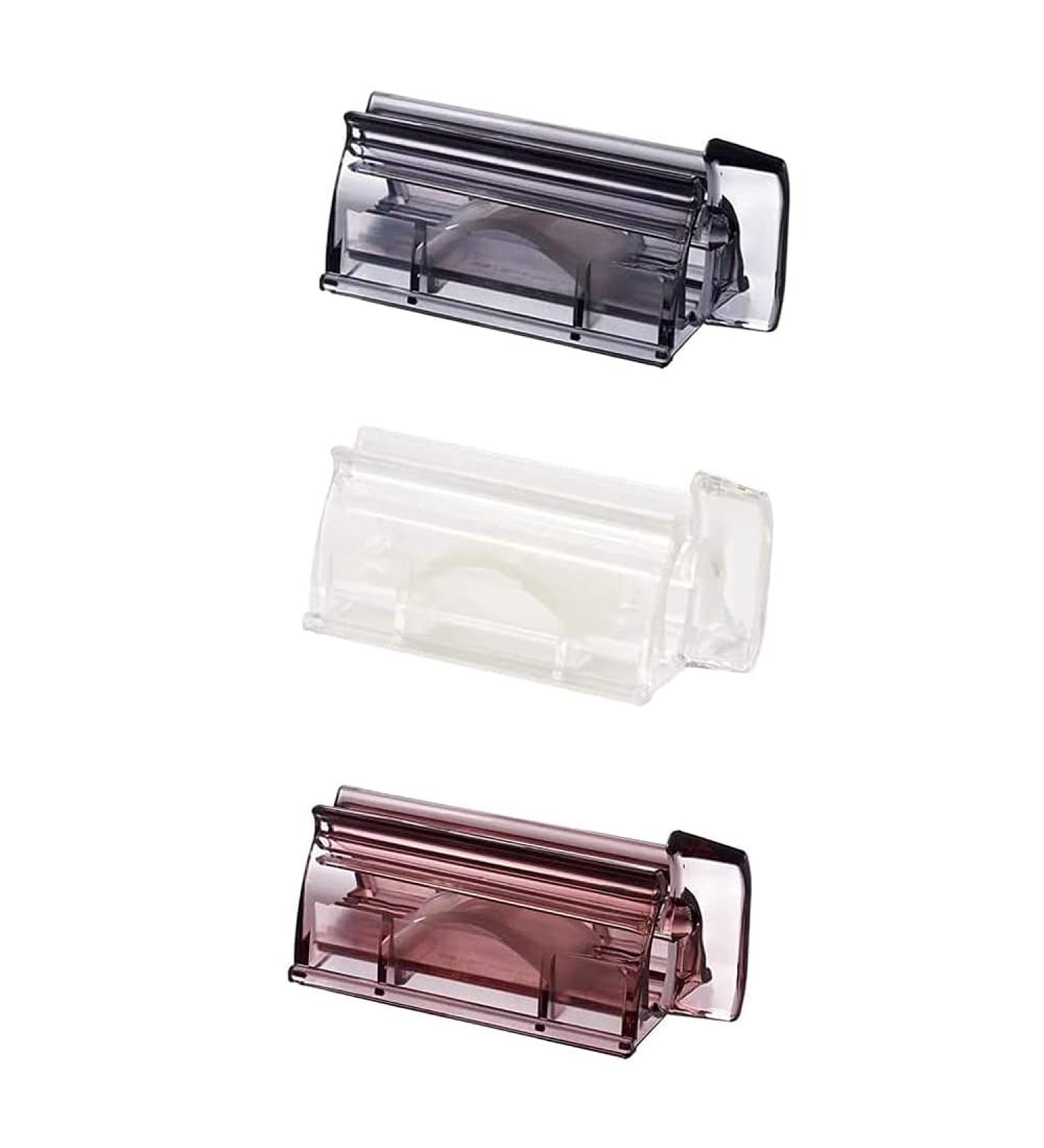 GHzzY Toothpaste Tube Squeezer - Bathroom Squeezer Tool for Squeezing Toothpaste Paint Tube Hair Dye and Hand Cream (3 Pack) - Buy Online on GoSupps.com