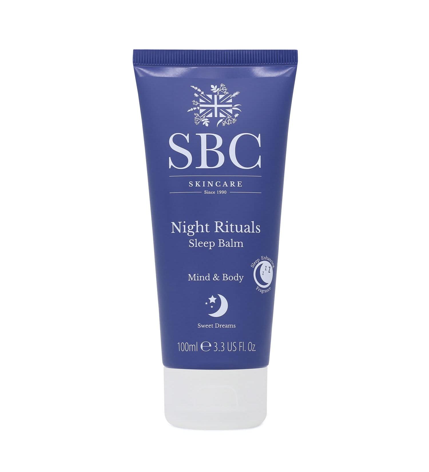 SBC Skincare Night Rituals Sleep Balm 100ml Moisturising and Relaxing with a Sleep Enhancing Fragrance - Buy Online on GoSupps.com