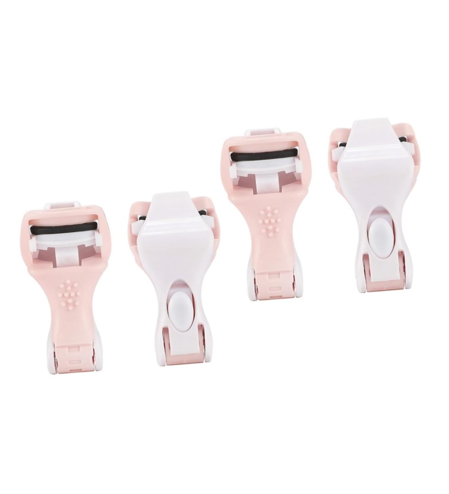 POPETPOP Eyelash Curler Kit - 2 Sets Beauty Tool Portable Eyelash Curler with Pads for Perfect Eye Lashes - Travel-Friendly Pink Lip Gloss Included - Buy Online on GoSupps.com