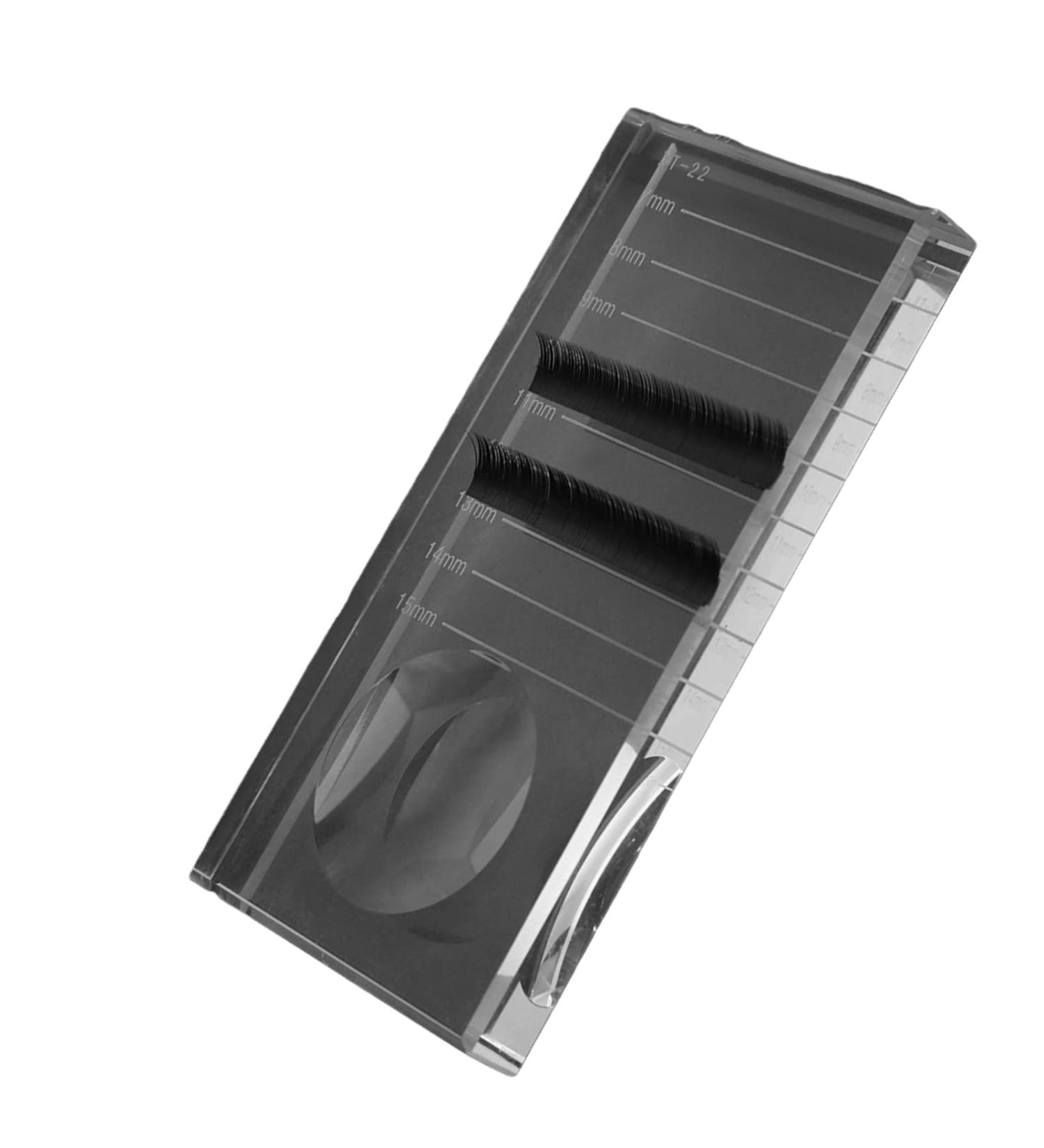 Durable Transparent Glass Eyelash Palette | Crystal Holder for Extensions & Makeup - Buy Online on GoSupps.com