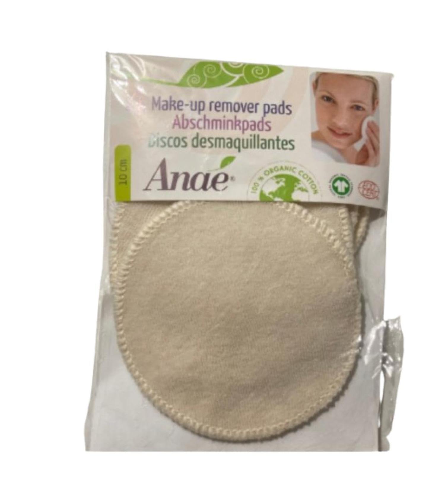 Ana Washable Organic Cotton Makeup Remover Pads - Eco-Friendly 4 Pack for Sustainable Beauty - Buy Online on GoSupps.com