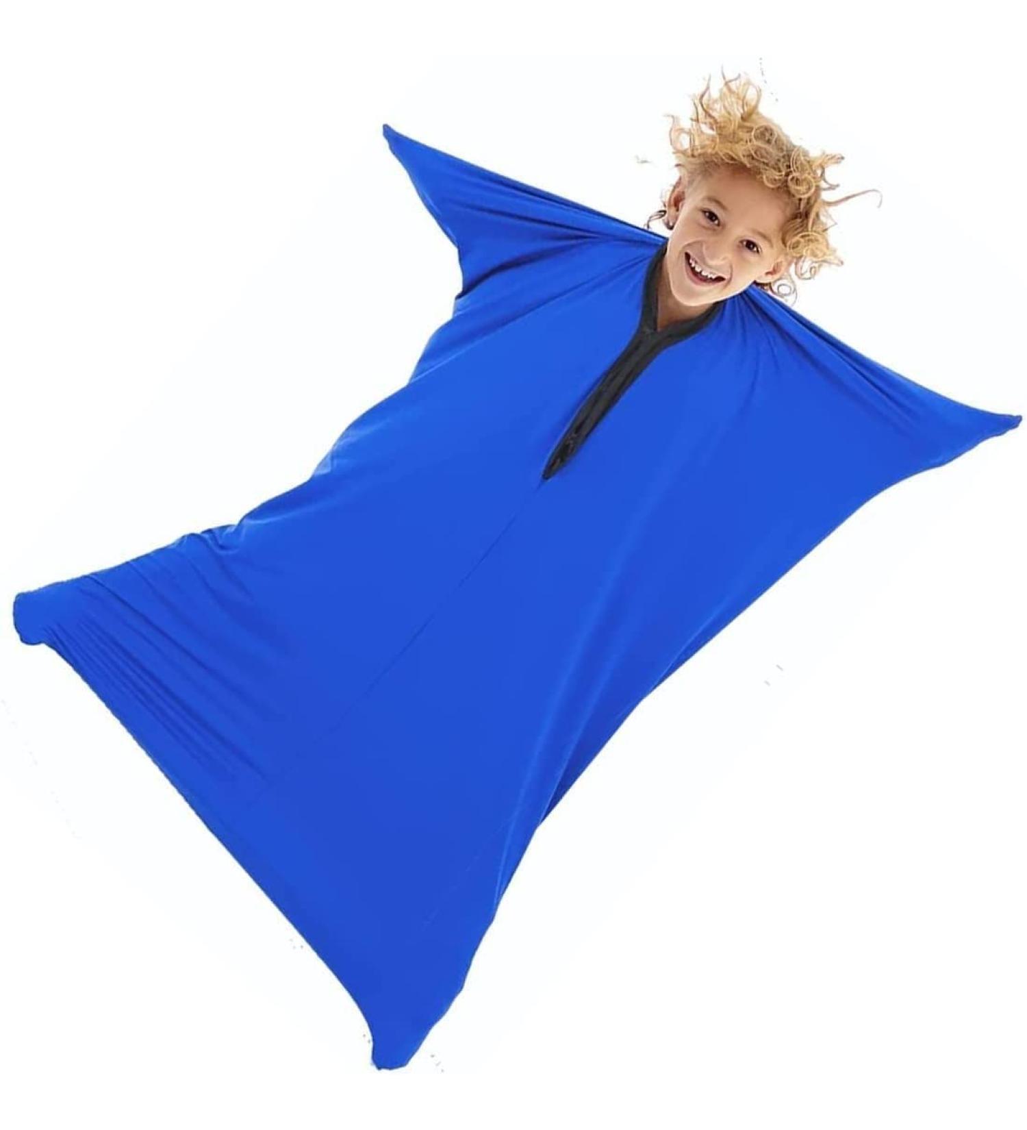 WGUST Sensory Body Sock for Kids Full Body Sock Helps with Autism ADHD Sensory Processing Disorder Sensory Sack Helps Kids & Adults Calm (Color : Blue Size : M/Medium-69 * 119cm) M/Medium-69*119cm Blue - Buy Online on GoSupps.com