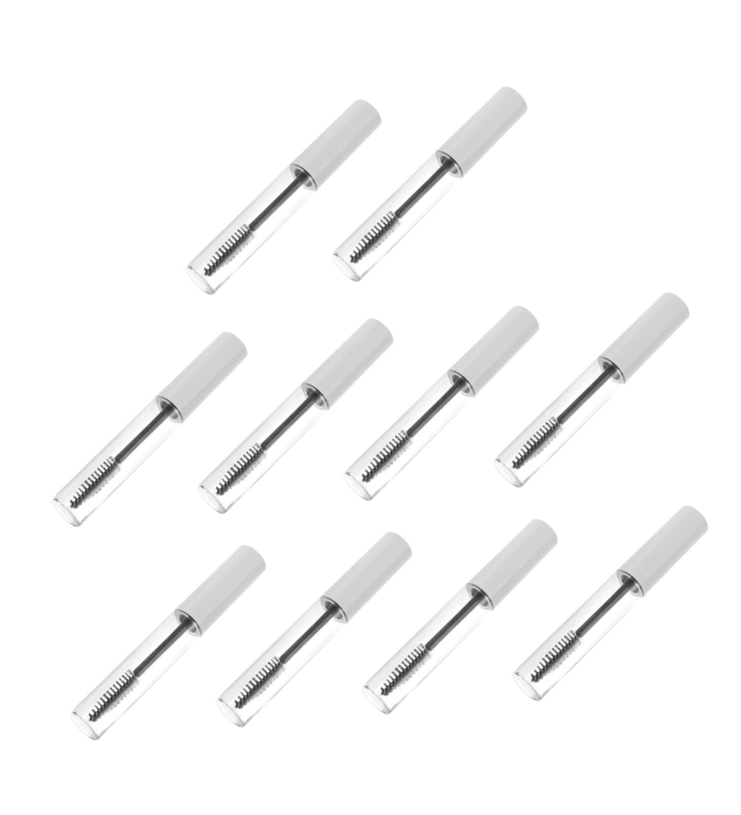 Didiseaon 30 Pcs Eyelash Tube Eyelash Growth Tubes Mascara Bottle Clear Cosmetic Bulk Lecythus Plastic White - Buy Online on GoSupps.com