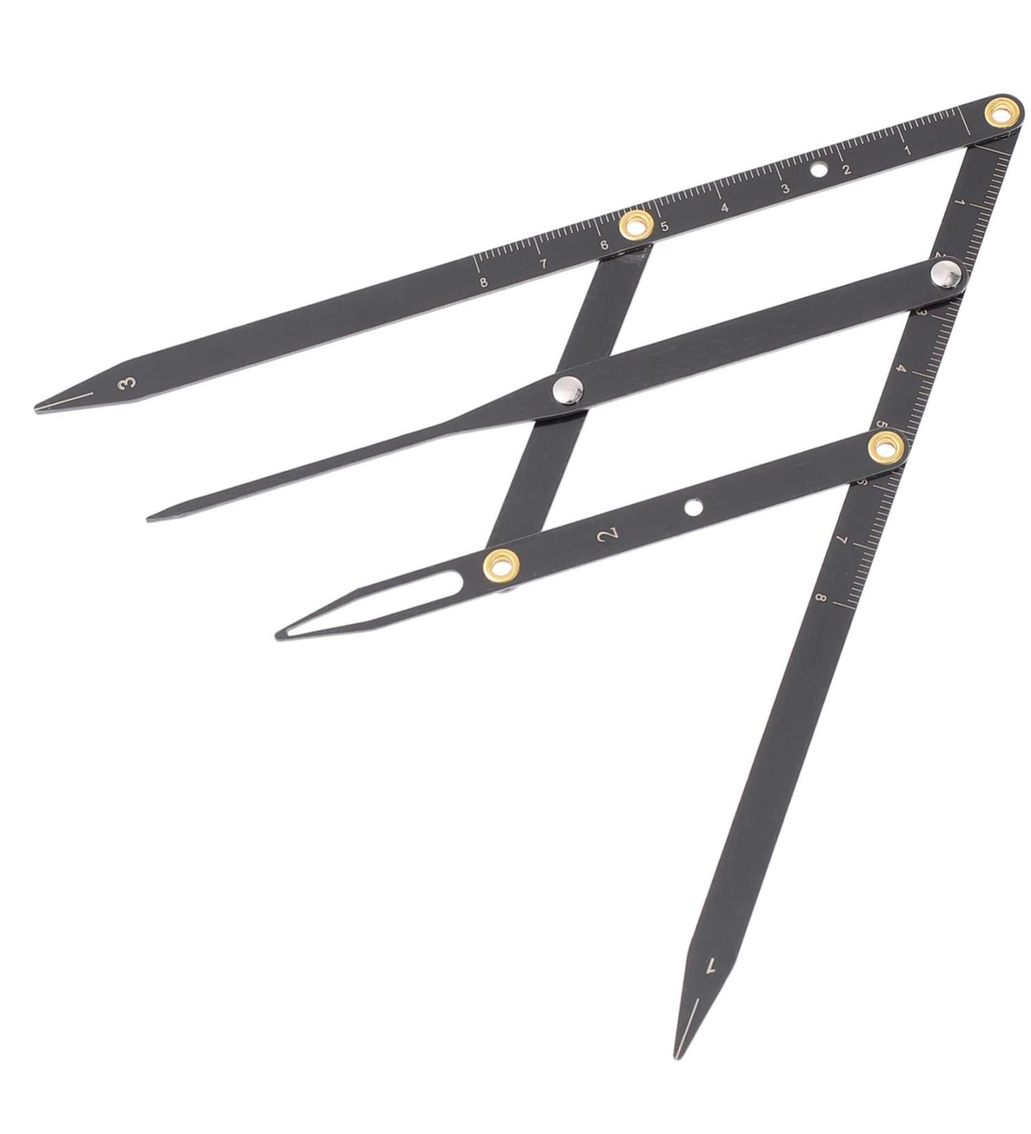 FOMIYES Eyebrow Scale Mini Tools Metal Eyebrow Ruler Ratio Eyebrow Measurement Tool Eyebrow Shape Set Miss - Buy Online on GoSupps.com