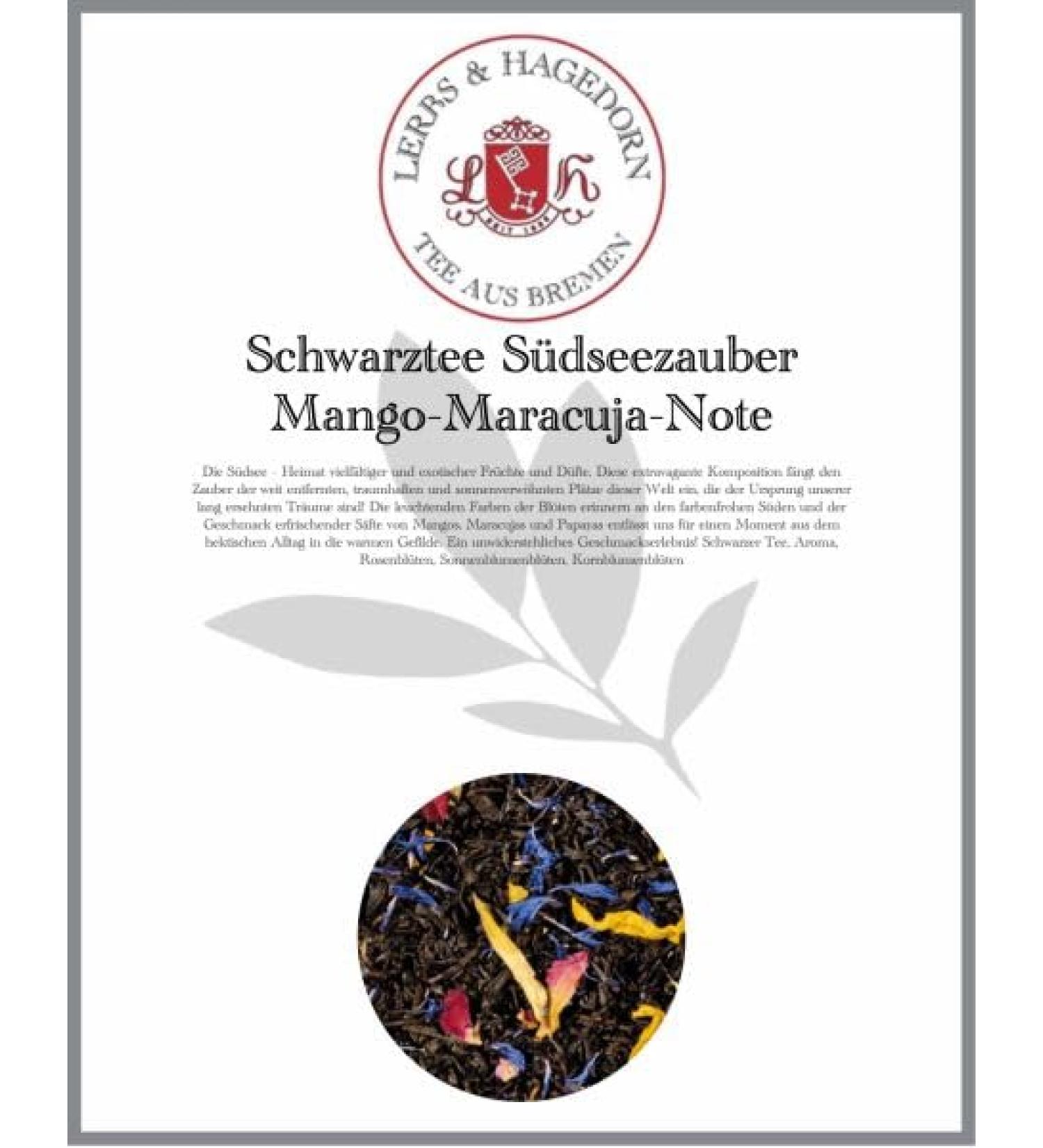  Lerbs & Hagedorn Black Tea Magic of the South Seas - Mango and Passion Fruit Note - 1kg - Buy Online on GoSupps.com