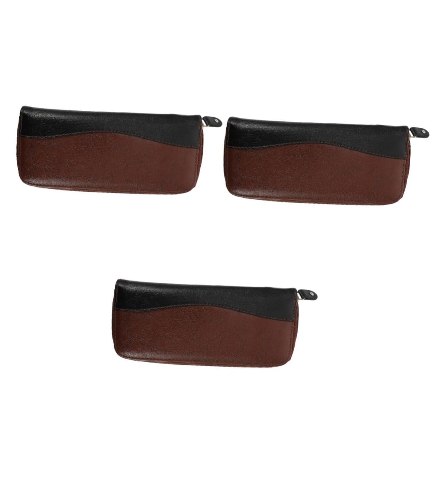 Buy Minkissy 3-Piece Scissor Pocket Accessories | Hairdressing Tool Storage Bag | Classic Leather Design for Hairdressers | Organize Your Hair Accessories - Buy Online on GoSupps.com