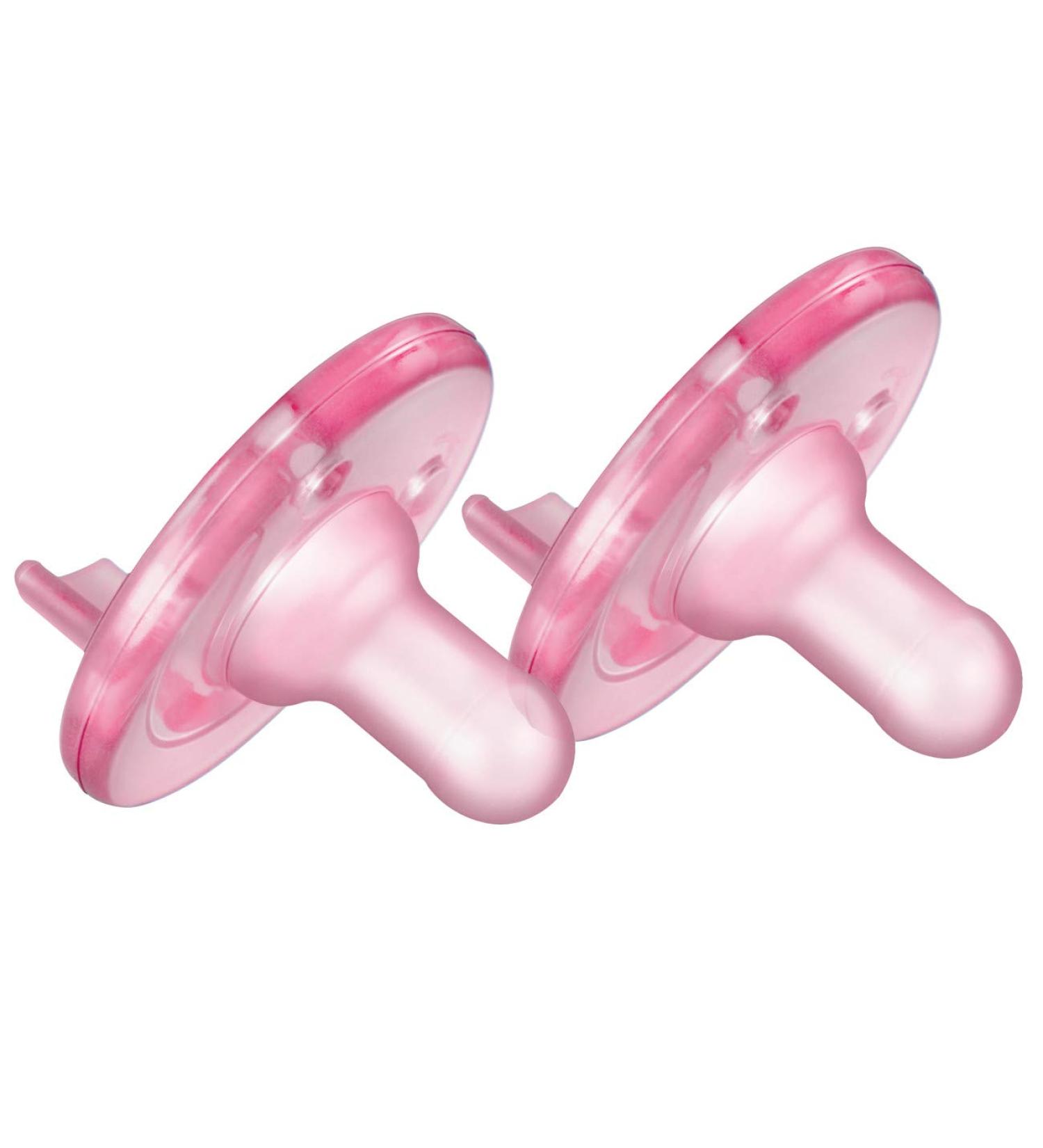 Philips Avent SCF192/07 Classic Orthodontic Silicone Pacifier - Pink 3 Months - 2 Pack for Babies | International Shipping Available - Buy Online on GoSupps.com