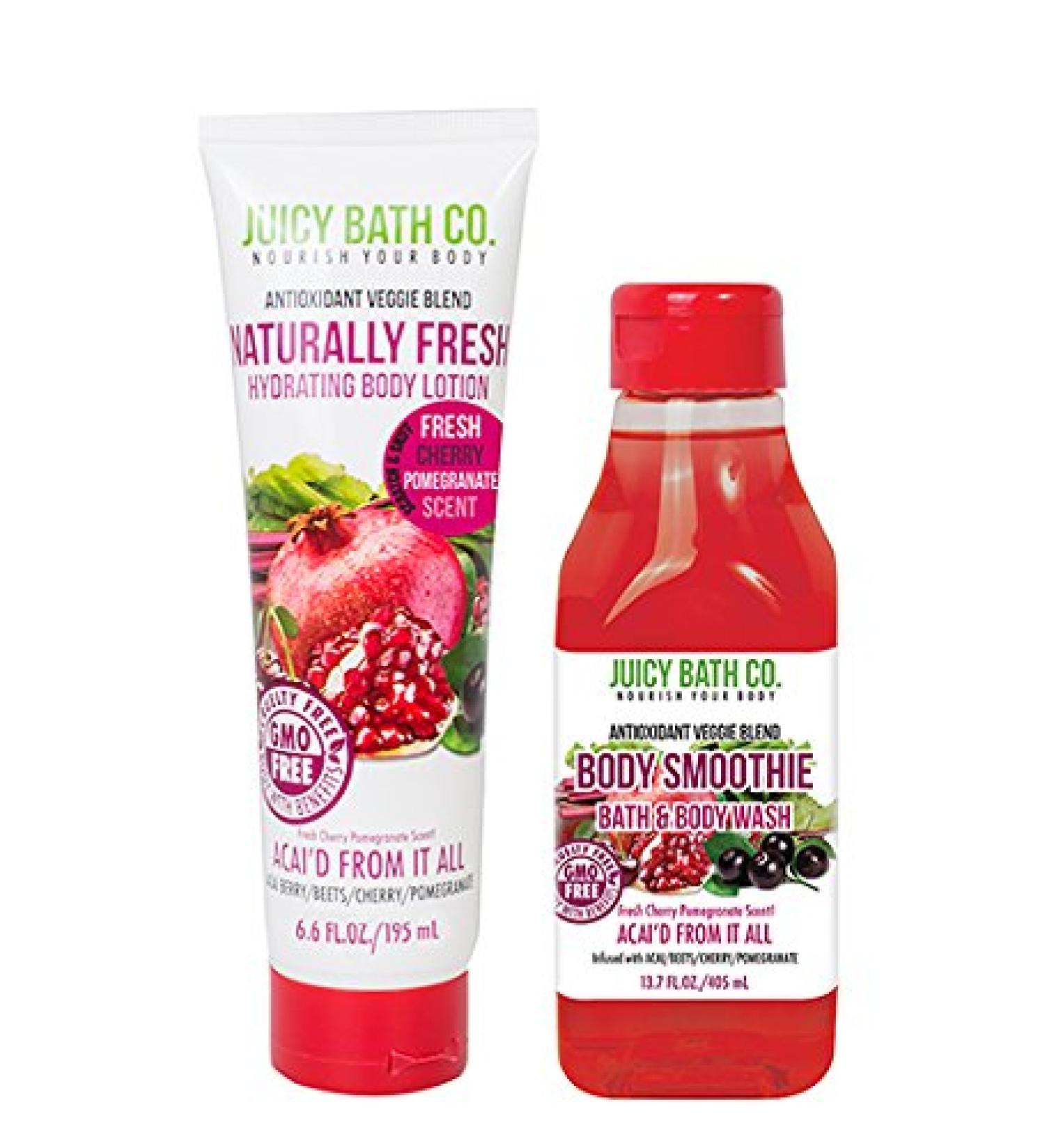 Juicy Bath Acai'd From It All 2 Piece Bath Smoothie and Lotion Set - Buy Online on GoSupps.com