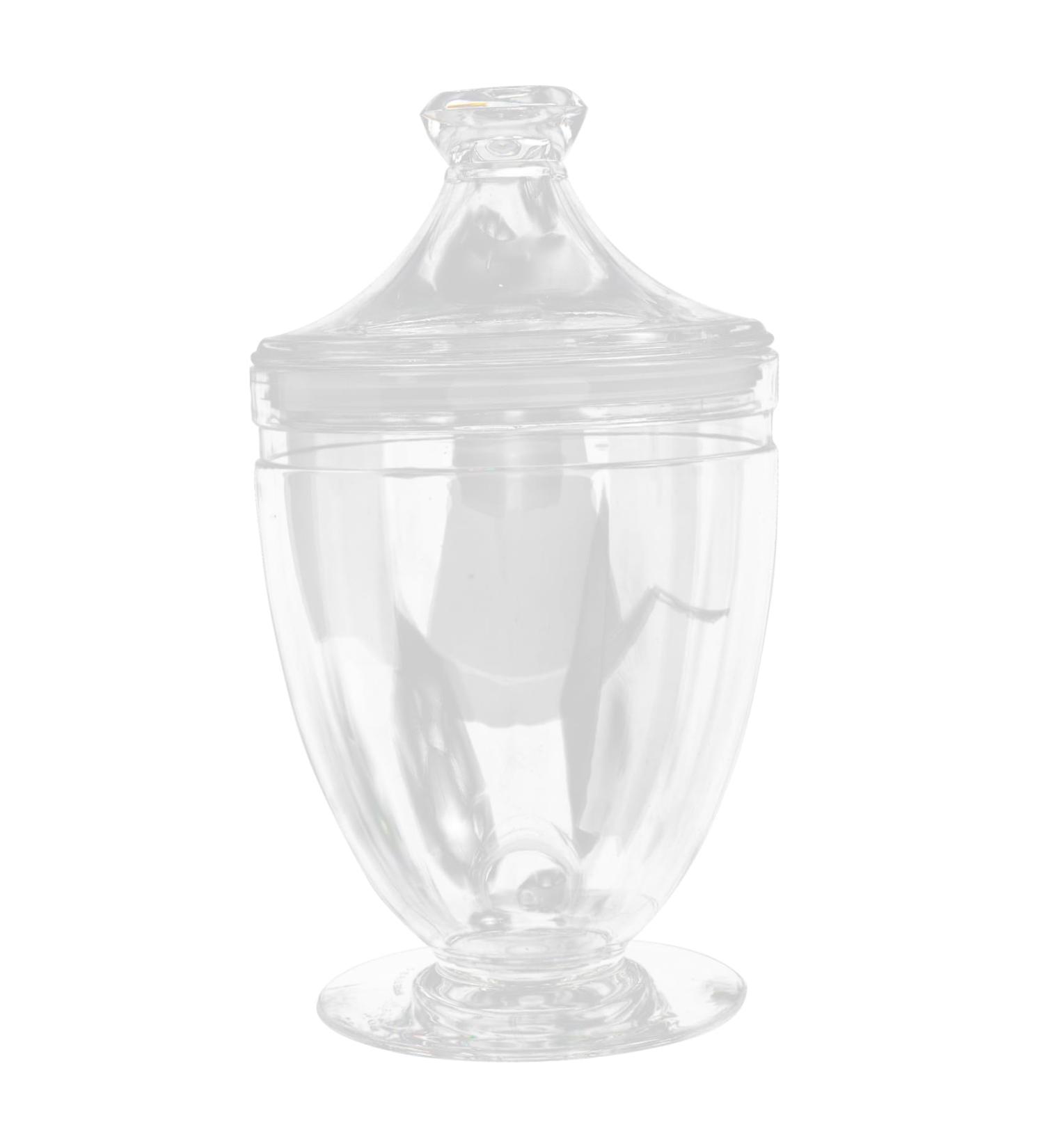 TOPBATHY 3pcs Sugar Bowl Gift Boxes Snack Container Glass Candy Dish with Lid Tea Jar Party Favors Holder Clear Wedding Favor Boxes Candy Storage Cup Chocolate Jar Acrylic Biscuit Candy Box - Buy Online on GoSupps.com