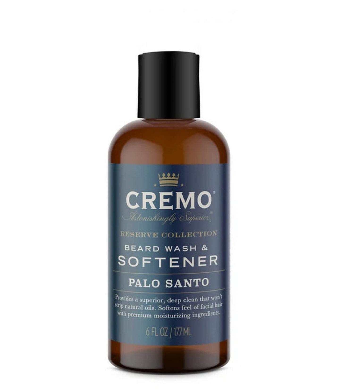 Cremo Palo Santo Beard Wash & Softener - 6 oz | Moisturizes, Styles, Reduces Itch for All Beard Lengths - Buy Online on GoSupps.com