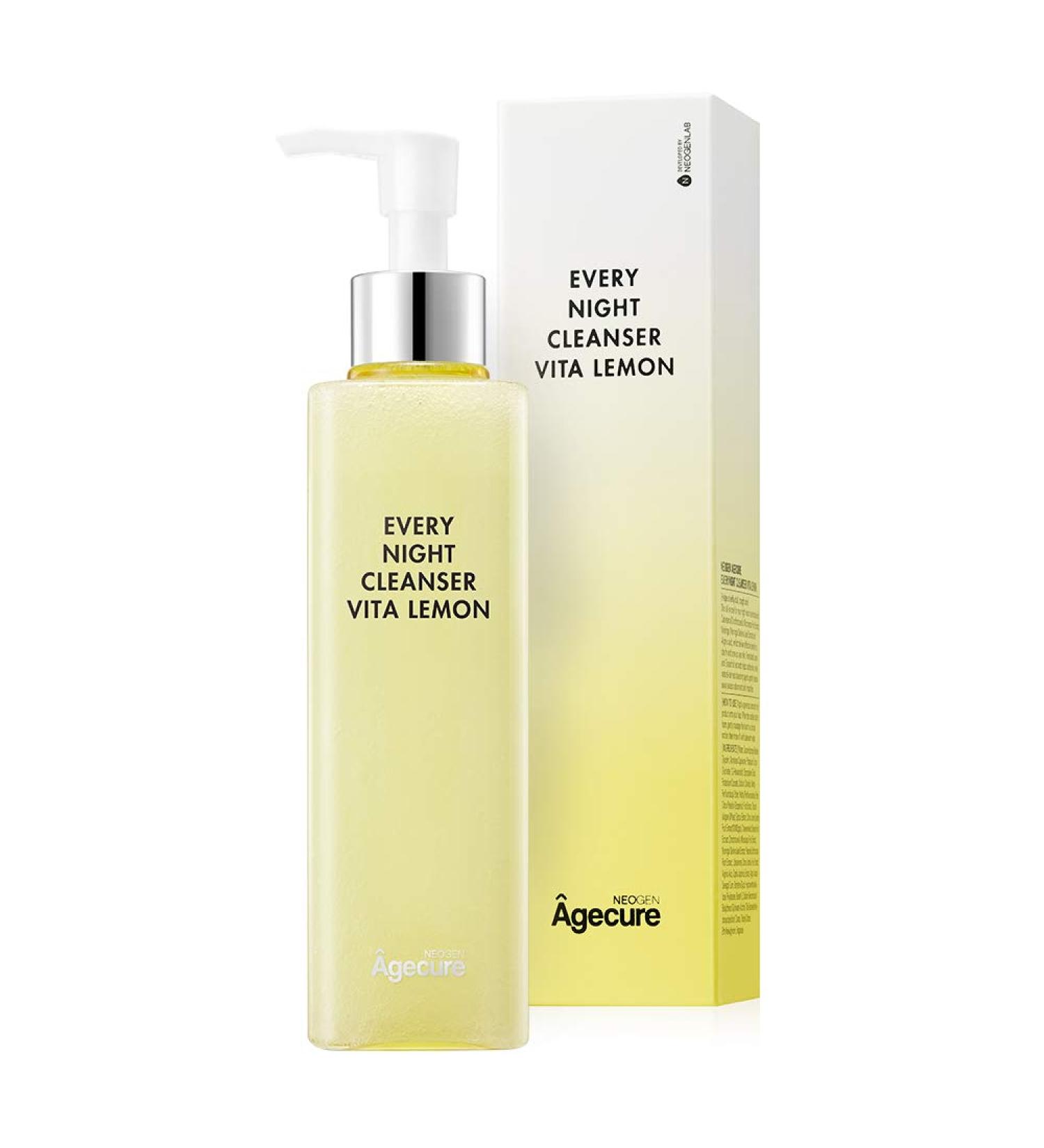 NEOGEN AGECURE Every Night Cleanser | Vita Lemon 8.11 oz | Best International Shipping - Buy Online on GoSupps.com