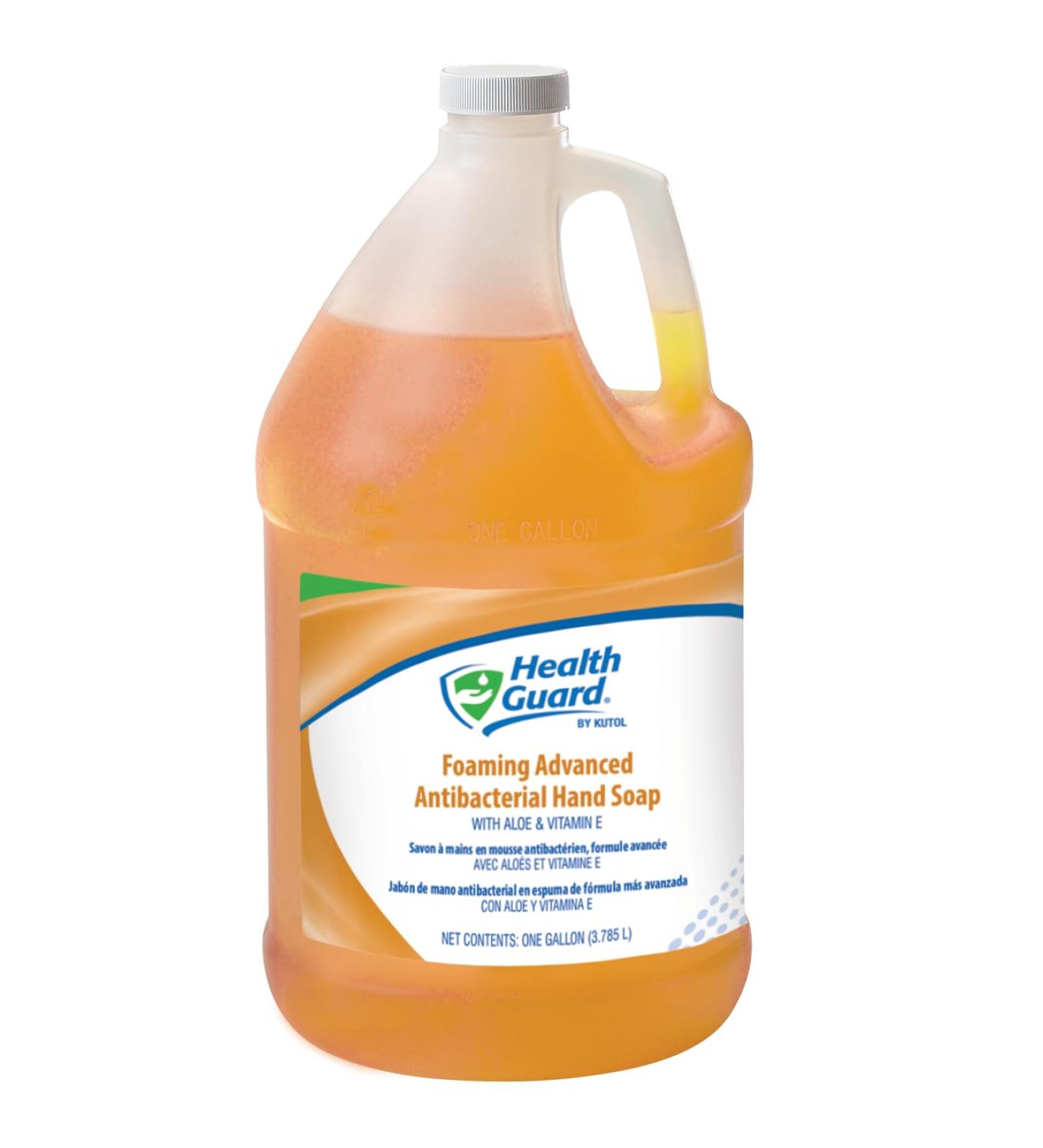 Health Guard 21313 Foaming Antibacterial Hand Soap - 1 Gallon Amber Citrus Spice Scent (Pack of 2) | Best International Shipping - Buy Online on GoSupps.com