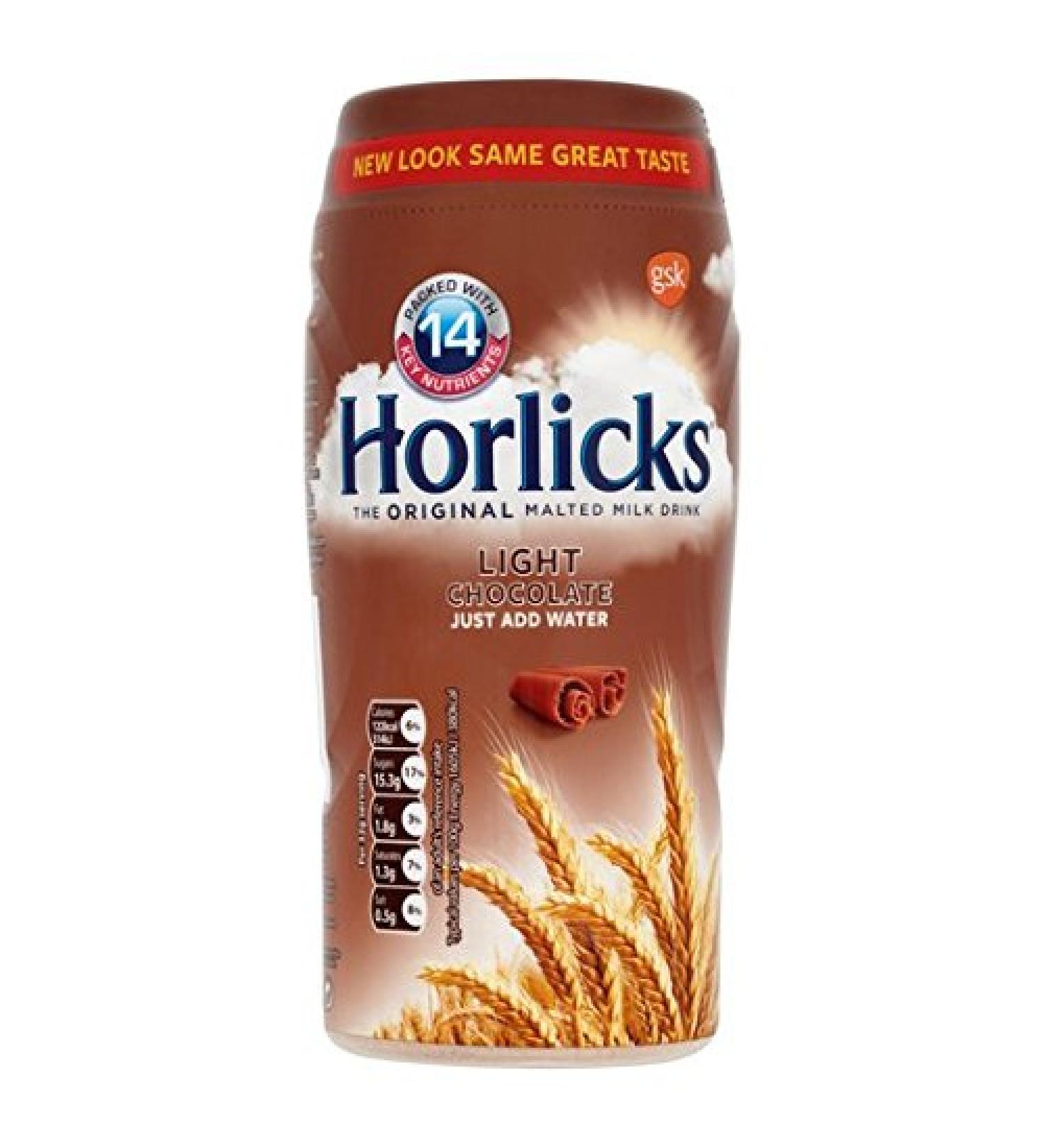 Horlicks Horlicks Instant Malted Chocolate Light 500g