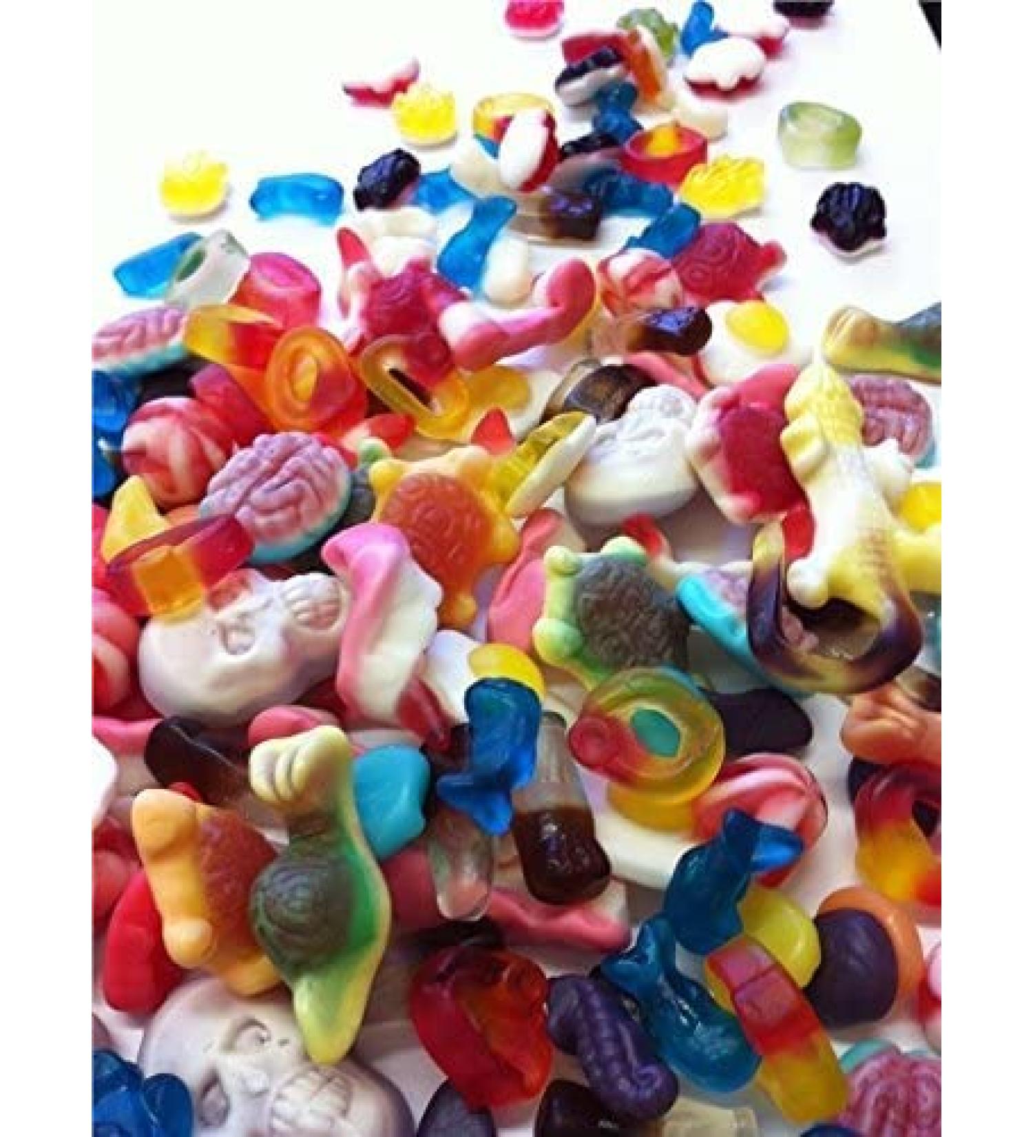 Jelly Pick And Mix Sweets - 1KG Bag - Jelly Mix - Assortment Of Gummy Jelly Pick n Mix Party Sweets - Candy Cart - Sweet Table