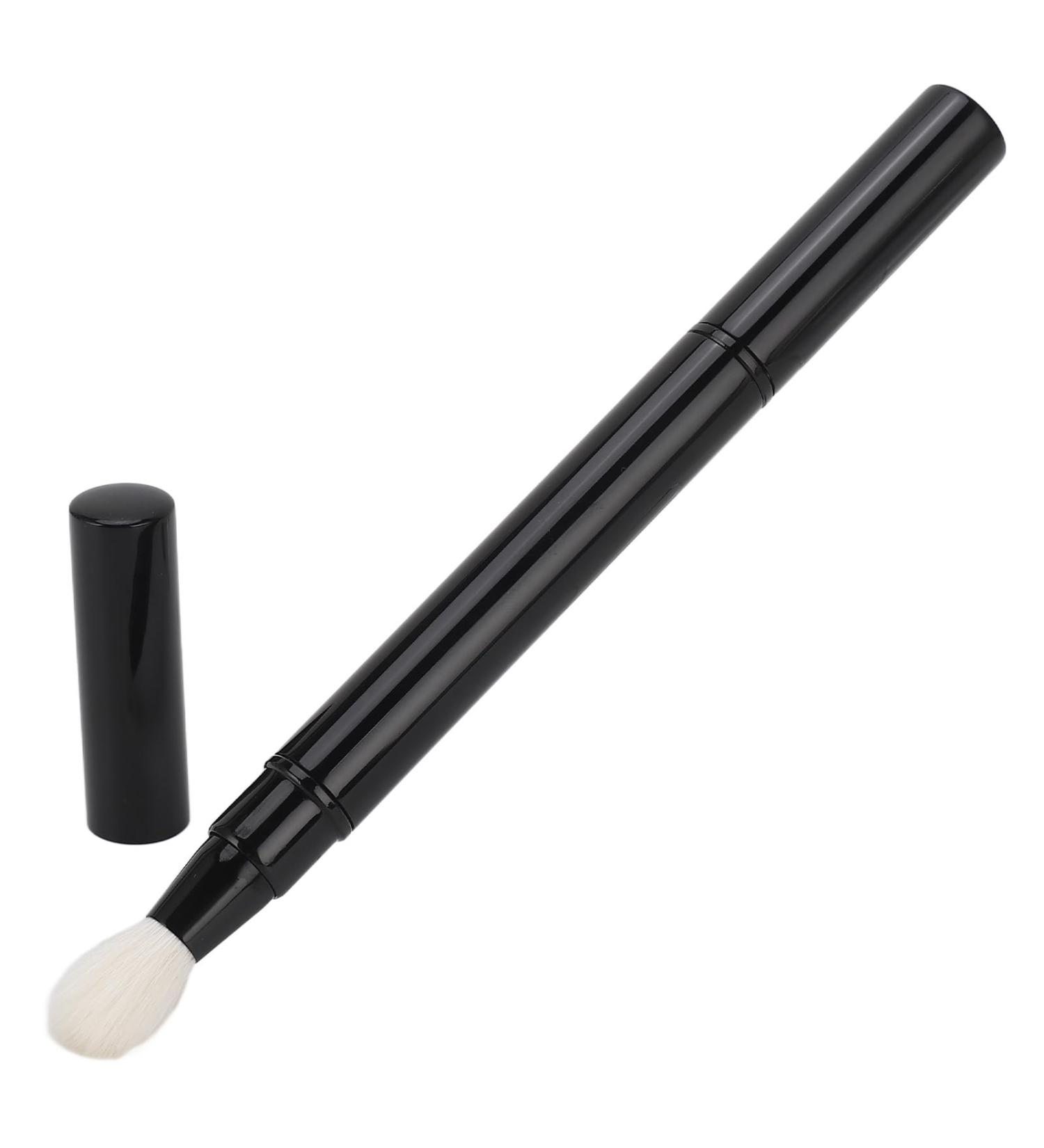 Double Ended Eyeshadow Smudge Brush 2 in 1 Retractable Automatic Sealing Soft Wool Makeup Brush Makeup Applicator for Under Eye Blending Concealer Application - Buy Online on GoSupps.com