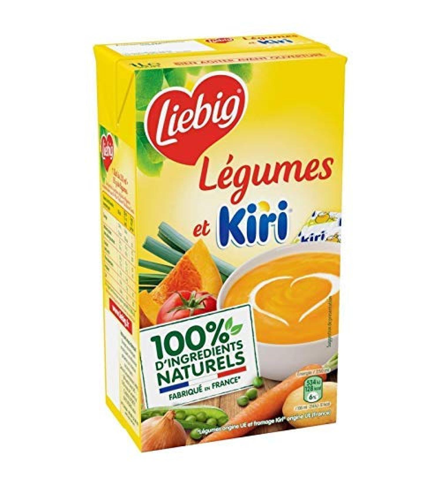 Epicerie sal e Liebig - Sweet Pleasures Vegetables and Kiri 1L - Pack of 3