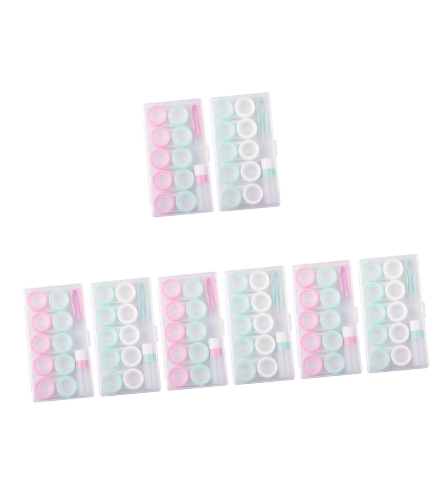 Solustrie 8-Sentence Storage Box for Colored Contact Lenses - Stylish Macaron Container for Eye Care & Travel - Buy Online on GoSupps.com