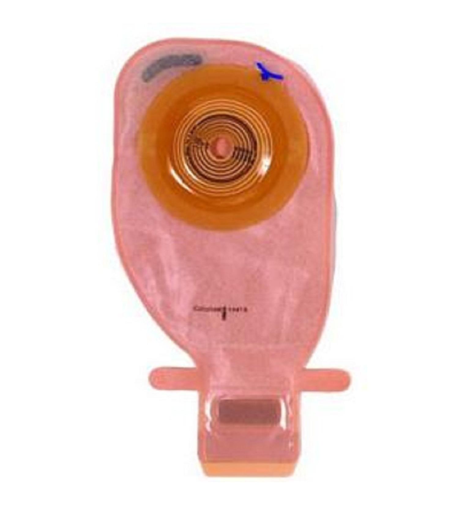 Assura 1-Piece Drainable Pouch Precut Convex 1-1/8" Opaque - 10 Each / Box