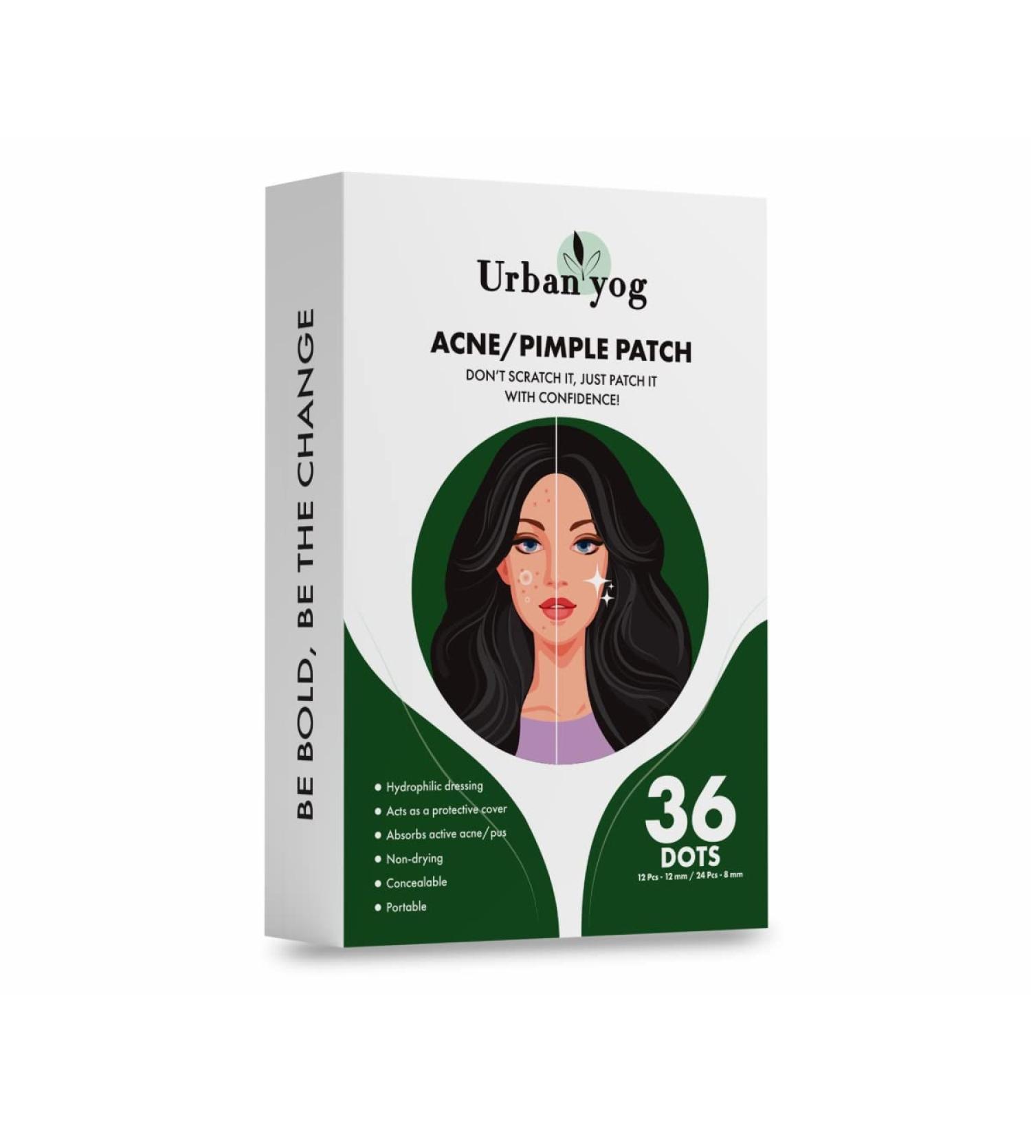 Shop Acne Pimple Patch | 36 Invisible Hydrocolloid Stickers for Overnight Pimple Relief - Buy Online on GoSupps.com
