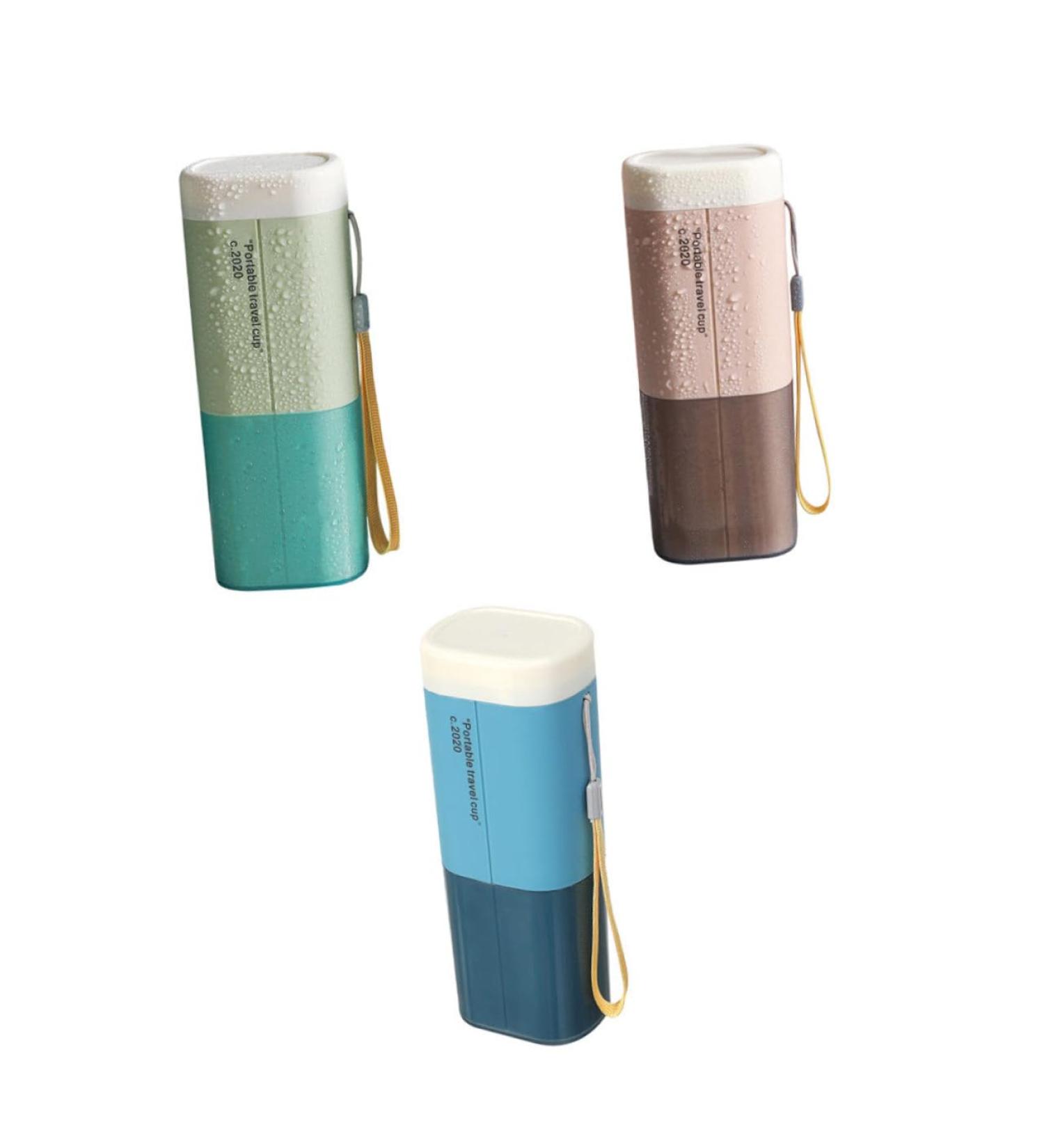 Anneomas 3-Piece Toothbrush Storage Box Set | Portable Travel Toothbrush & Toothpaste Holder | Ideal for Excursions - Buy Online on GoSupps.com