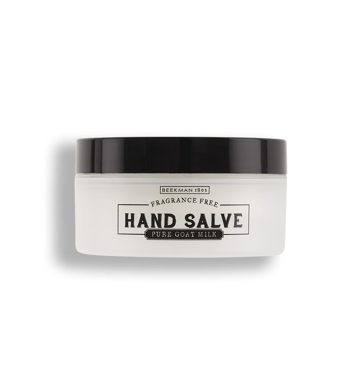 Beekman 1802 Pure Goat Milk Hand Salve 2.5 oz - Moisturizes & Rejuvenates Dry Skin, Calluses - Sensitive Skin - Fragrance Free - Buy Online on GoSupps.com