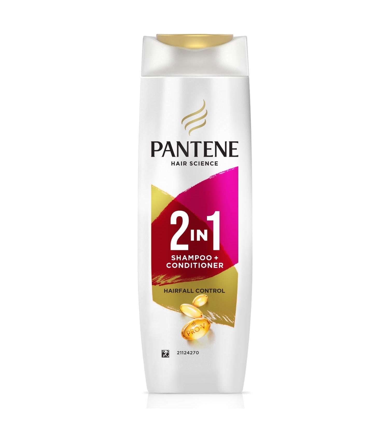 Buy Pantene 2 in 1 Anti Hair Fall Shampoo + Conditioner - 340 ml | Best International Shipping - Buy Online on GoSupps.com