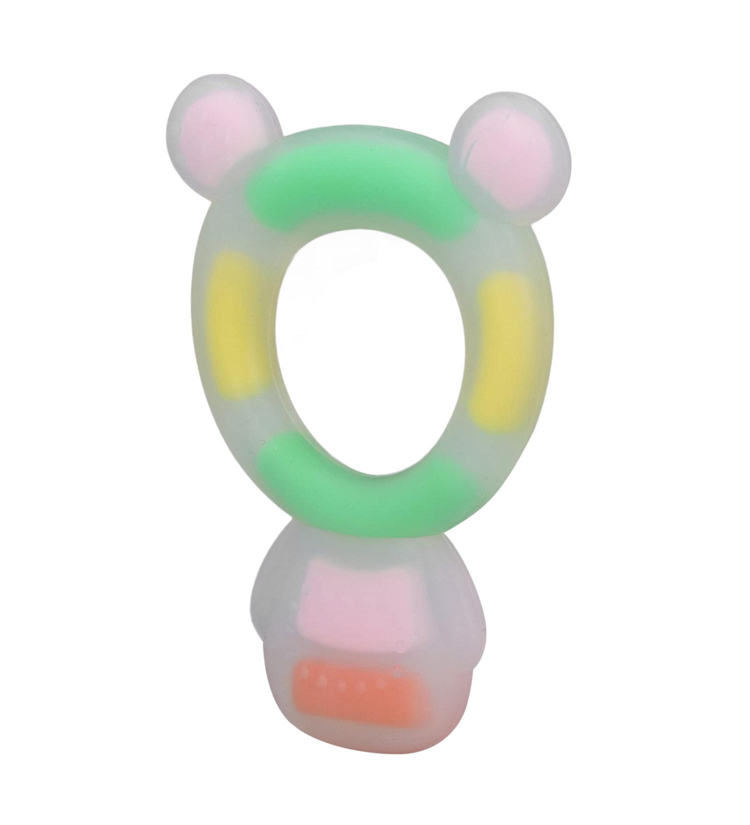 Shop BPA-Free Pink Silicone Baby Teether | Easy to Hold for 0-6 Months | International Shipping - Buy Online on GoSupps.com