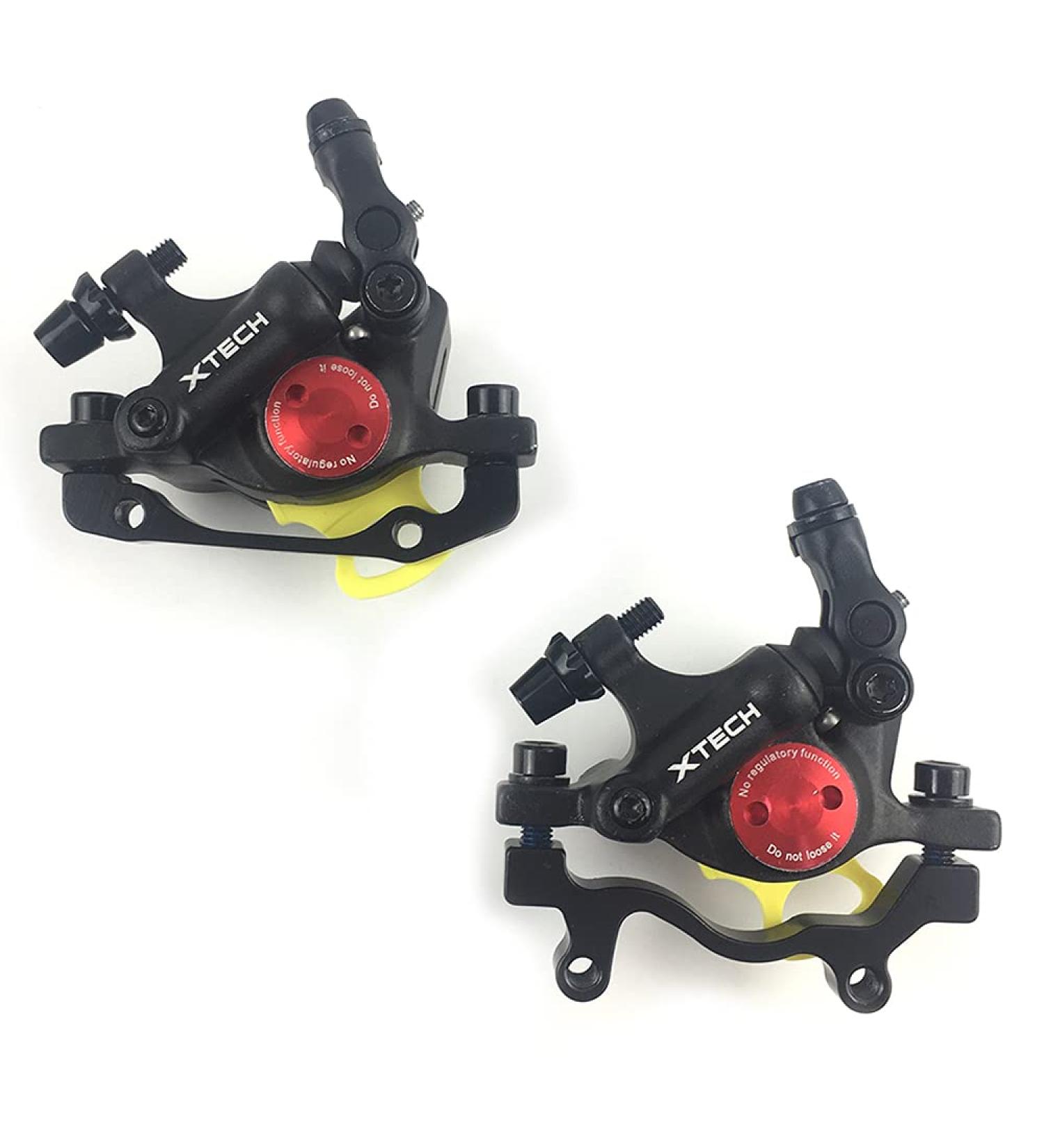 Catazer MTB Road XTECH HB-100 Hydraulic Disc Brake Calipers Set - Front & Rear | Mountain Bike E-Bike Disc Brake - Black - Buy Online on GoSupps.com