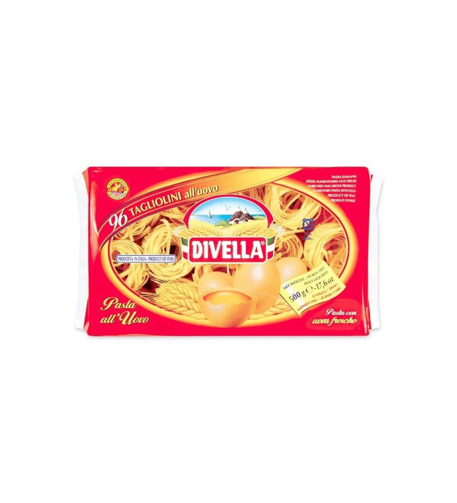  Divella Tagliolini with Eggs of Diva 96 g 500 - Buy Online on GoSupps.com