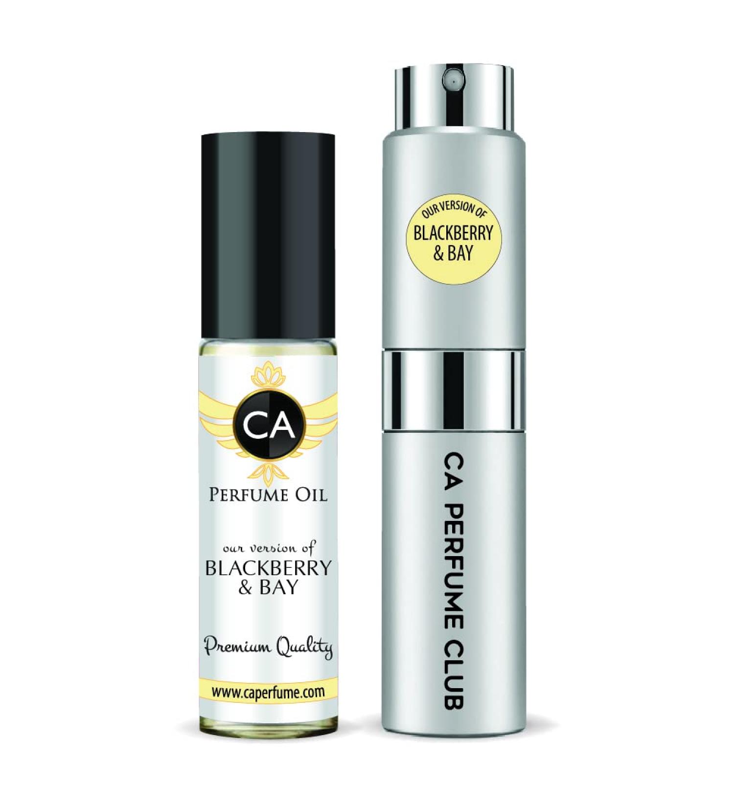 CA Perfume Duo Impression of Jo Blackberry & Bay For Women & Men Eau de Parfum Refillable Atomizer Sprayer + Fragrance Body Oil Long Lasting Sample Travel Roll-On Bottle 0.27 Fl Oz+0.33 Fl Oz - Buy Online on GoSupps.com
