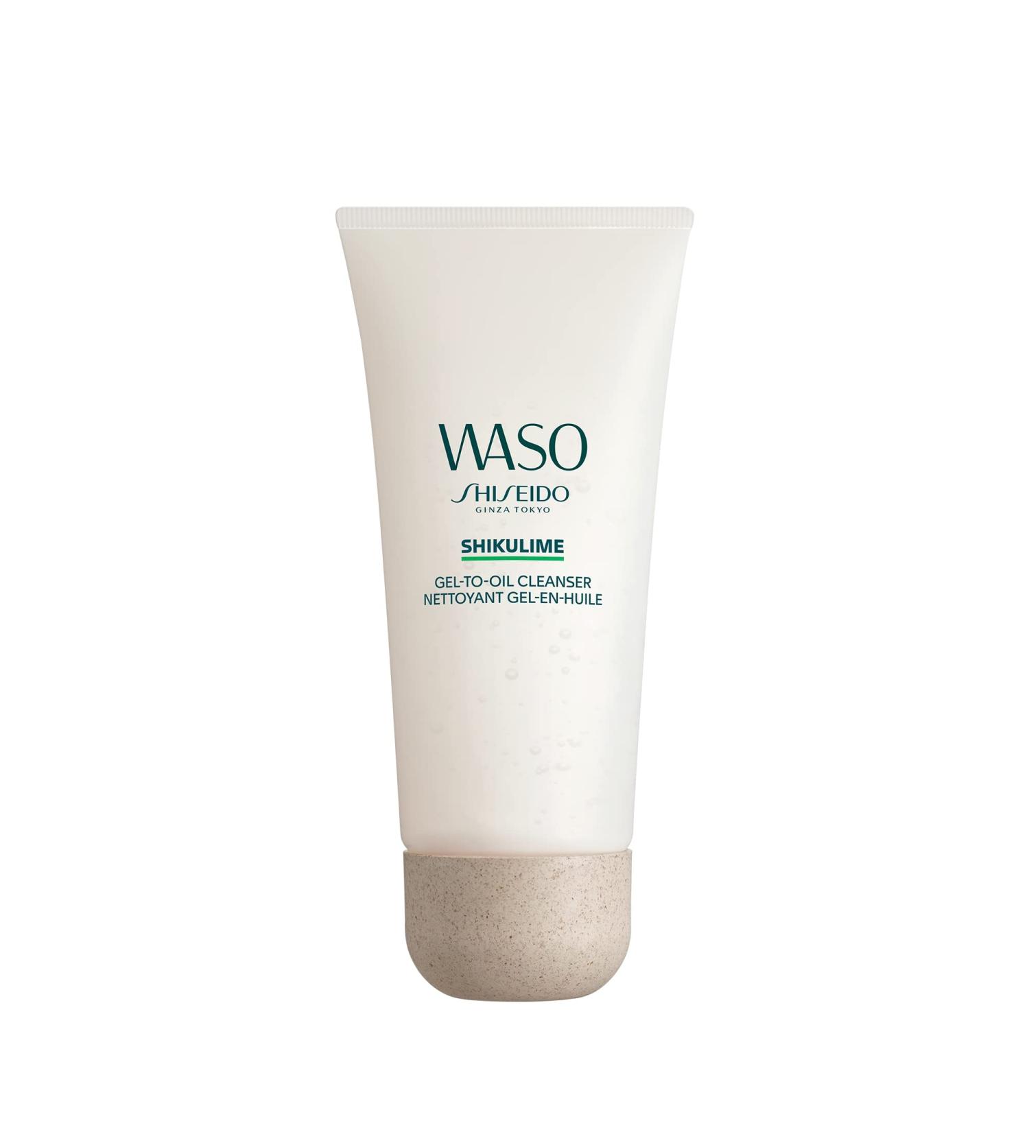 Shiseido Waso SHIKULIME Gel-to-Oil Cleanser - Vegan Cruelty-Free Makeup Remover for Fresh Skin - 4 oz - Buy Online on GoSupps.com