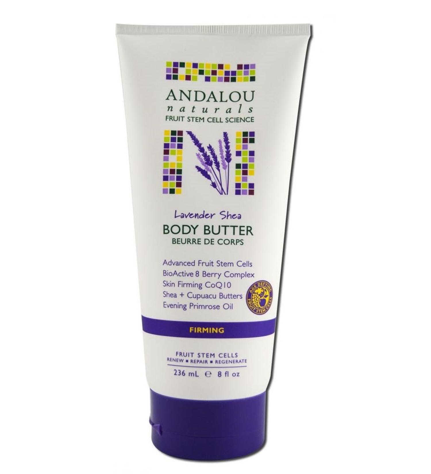 Andalou Naturals Body Butter Firming Lavender Shea 8 fl oz (236 ml)