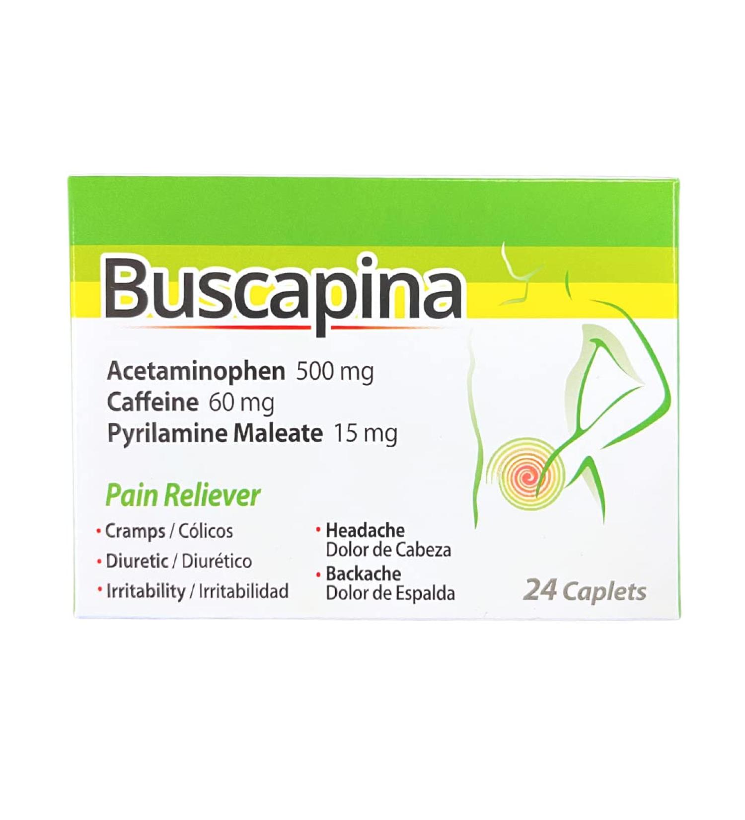 Buscapina Pain Relief Tablets - Pack of 12 Boxes | For Cramps, Headaches, Menstrual, Joint Pain & More - Buy Online on GoSupps.com