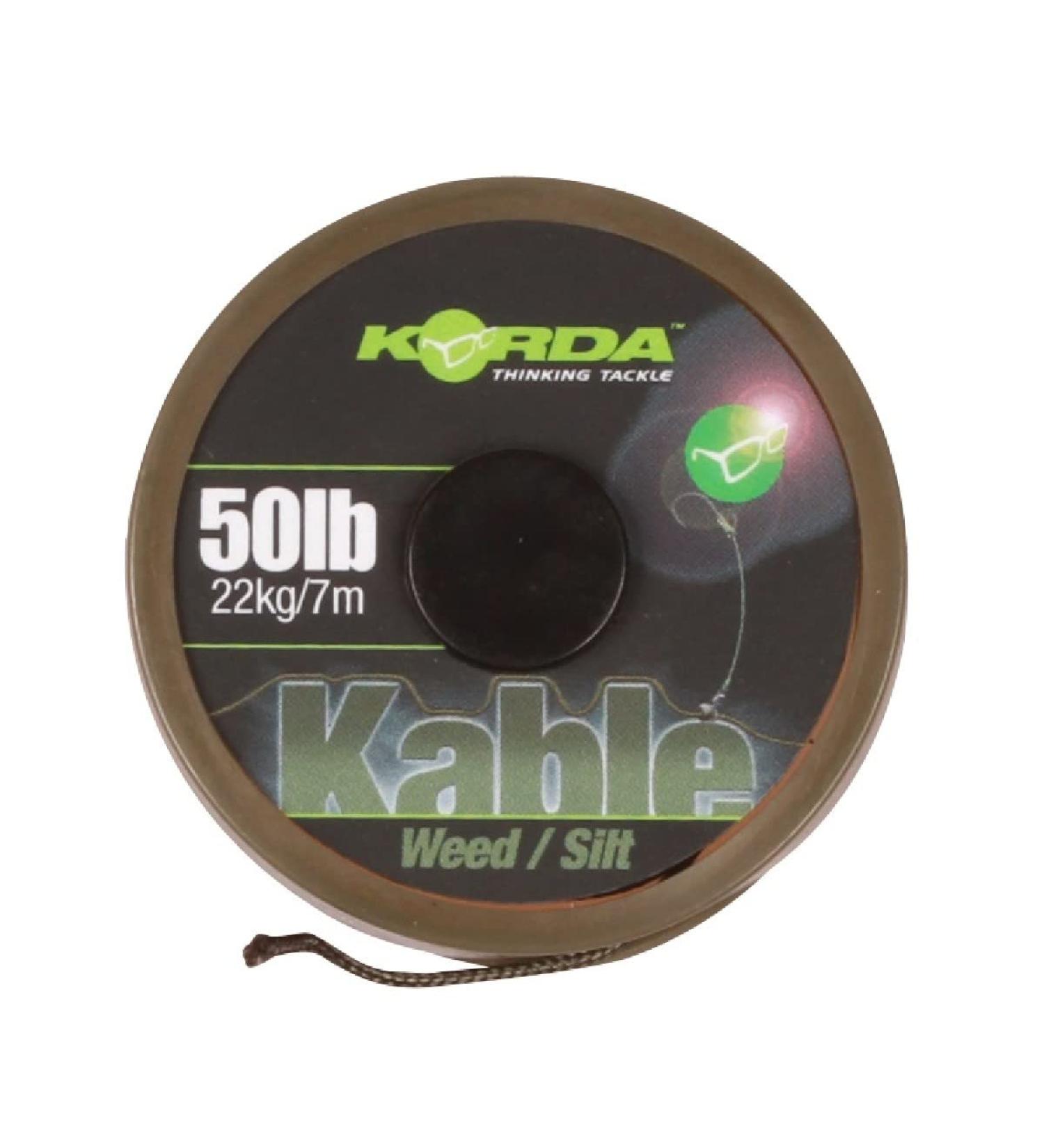 Korda Kable Tight Weave Leadcore Weed / Mud