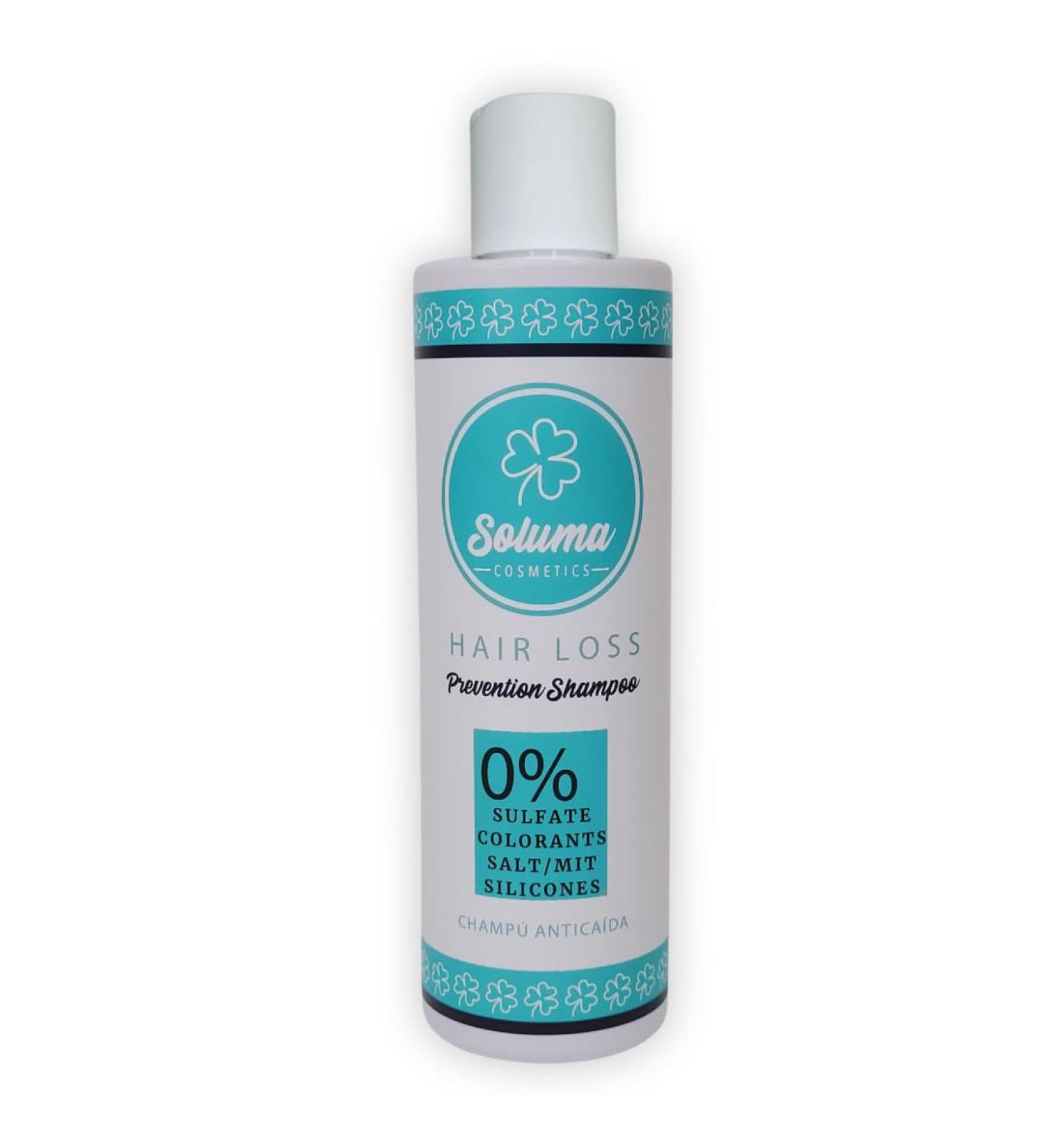  Soluma Cosmetics Soluma Hair Loss Prevention Shampoo (Normal) is a sulfate- and salt-free anti-hair loss shampoo that thickens hair from the roots. - Buy Online on GoSupps.com