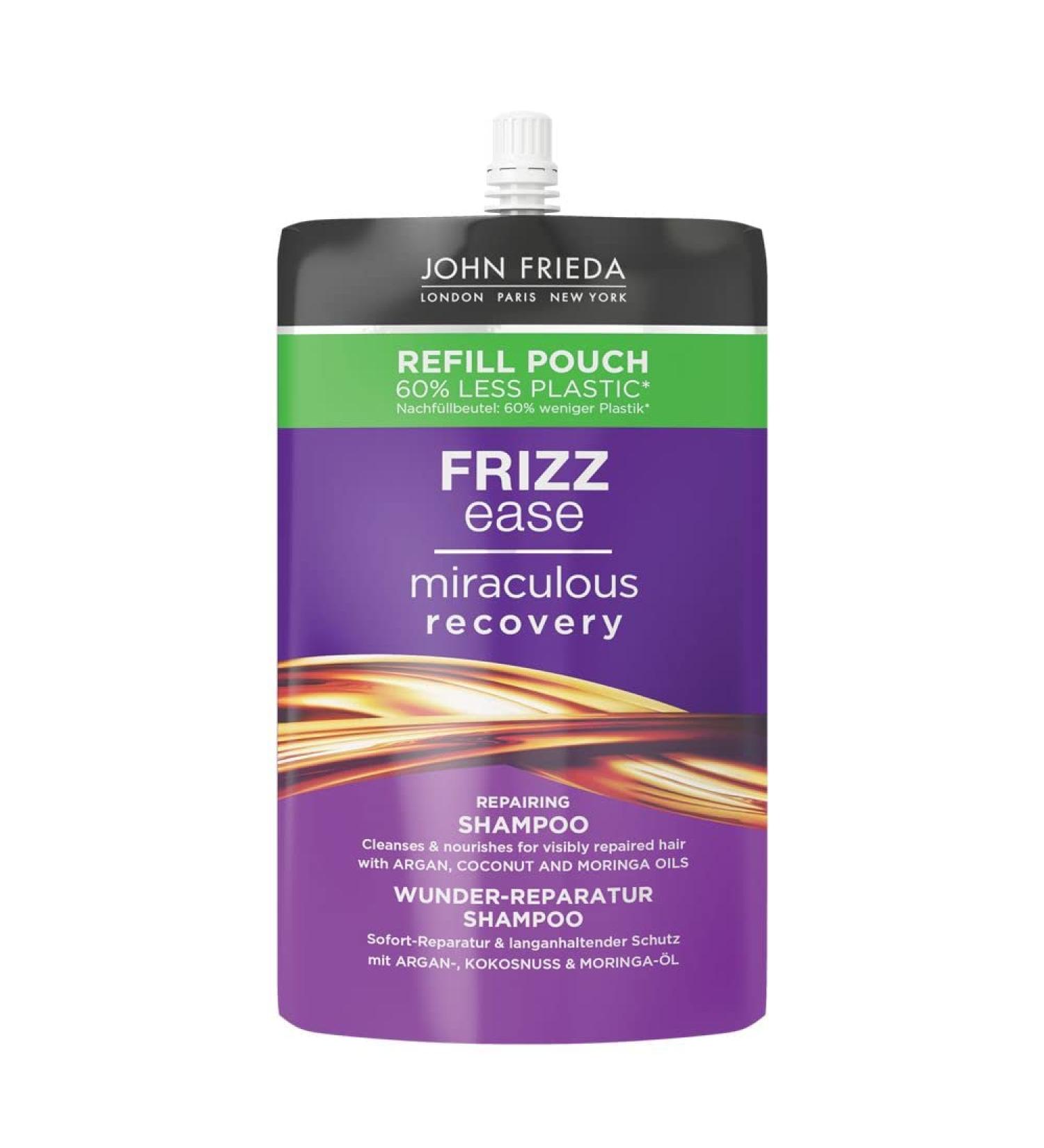 Kao Germany John Frieda Wunder Reparation Shampoo Content 500 ml adhesive package Frizz East Series - Buy Online on GoSupps.com