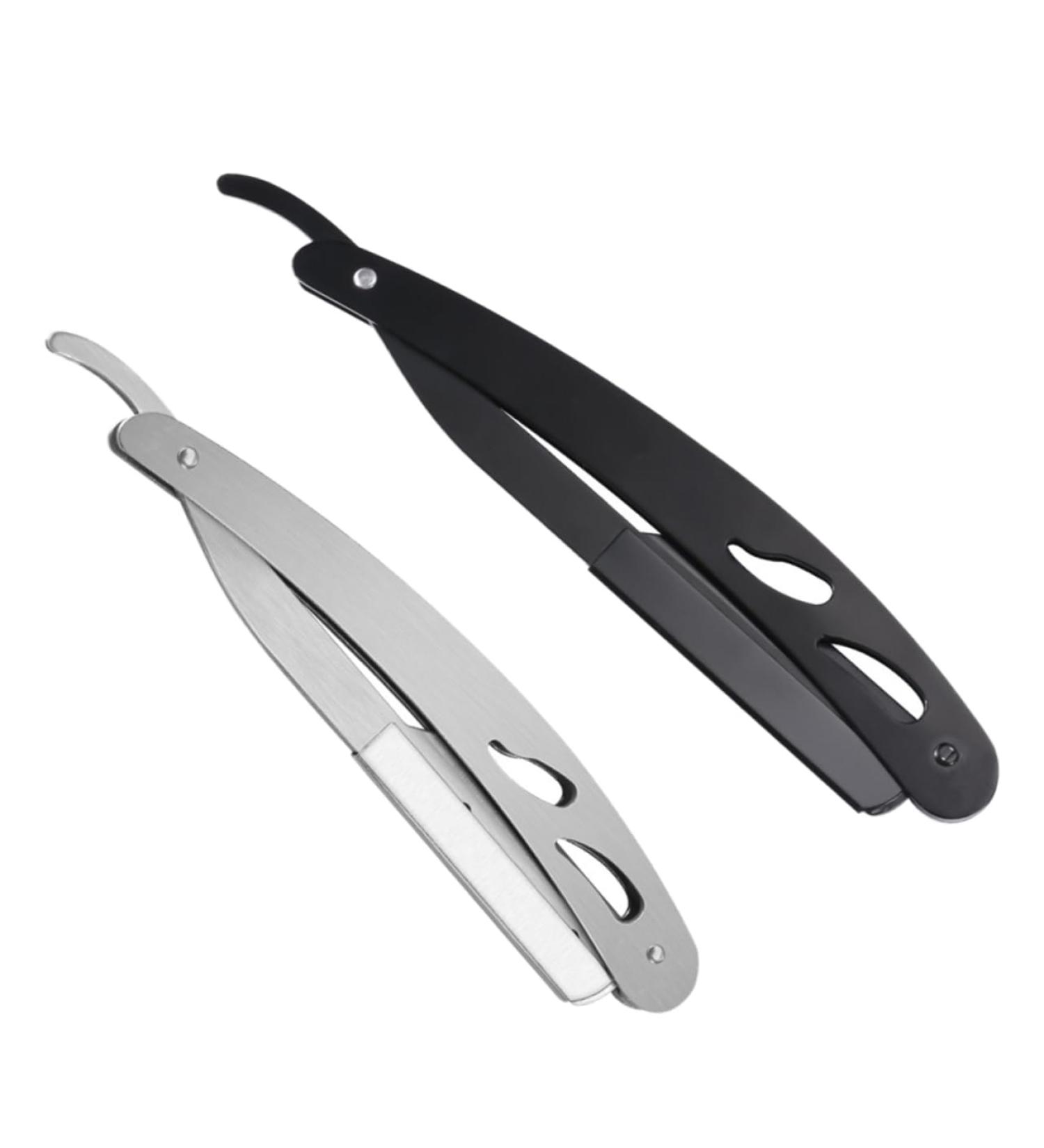 Fomiyes Vintage Razor Holder - Rustproof Metal Manual Razor for Men | Ideal for Hairdressers & Lawn Care - Buy Online on GoSupps.com