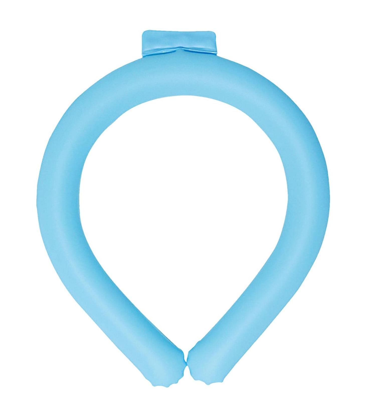 Cooling Neck Wraps | Non-Condensing Neck Scarf - Wearable Ice Cooling Neck Scarf for Outdoor Indoor Hot Flashes and Summer Heat Blue Medium - Buy Online on GoSupps.com