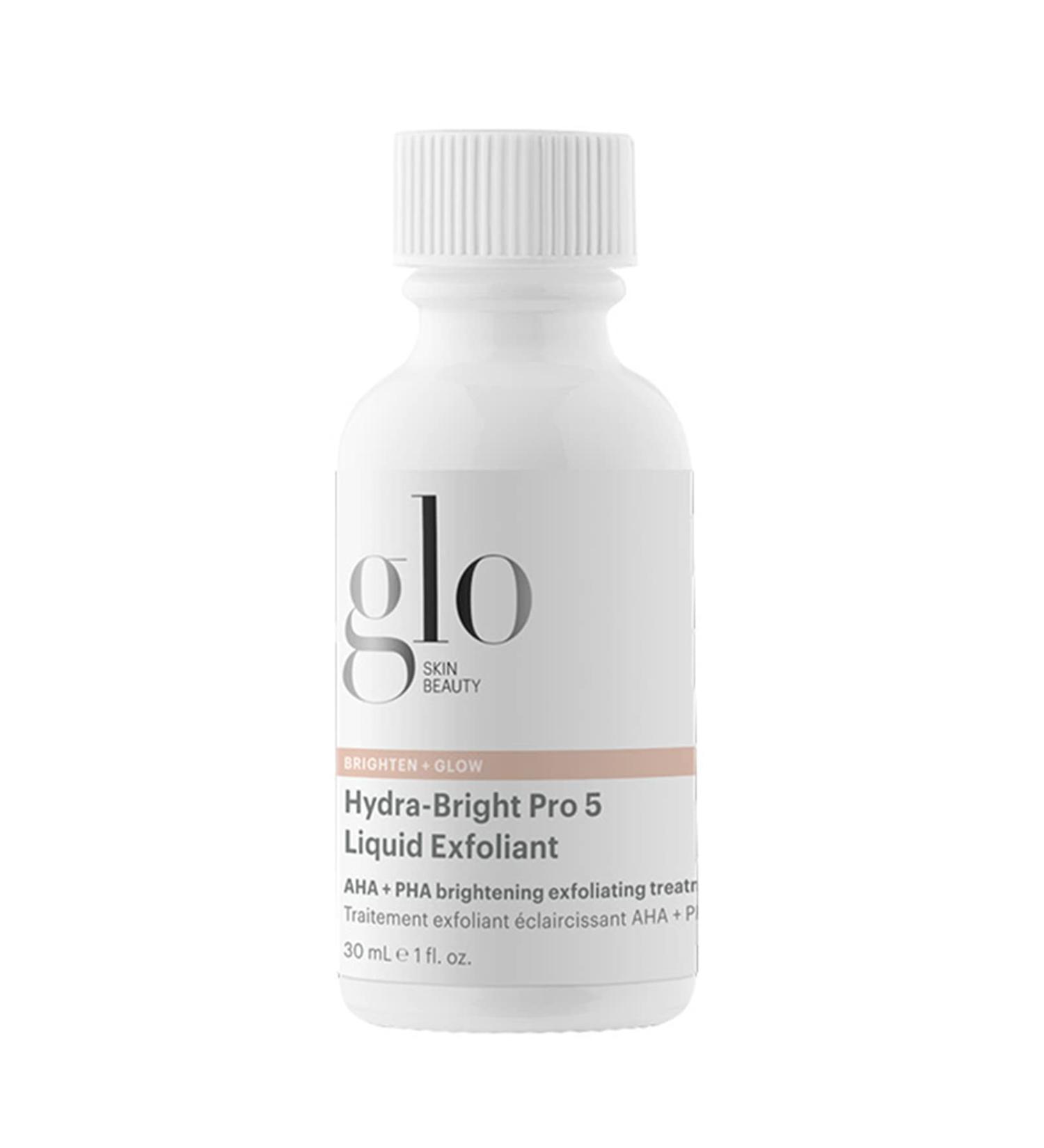 Glo Skin Beauty Hydra-Bright Pro 5 Liquid Exfoliant | This Gentle Liquid Exfoliant Smooths Refines and Brightens Skin (1 Fl Oz) 1 Fl Oz (Pack of 1) - Buy Online on GoSupps.com