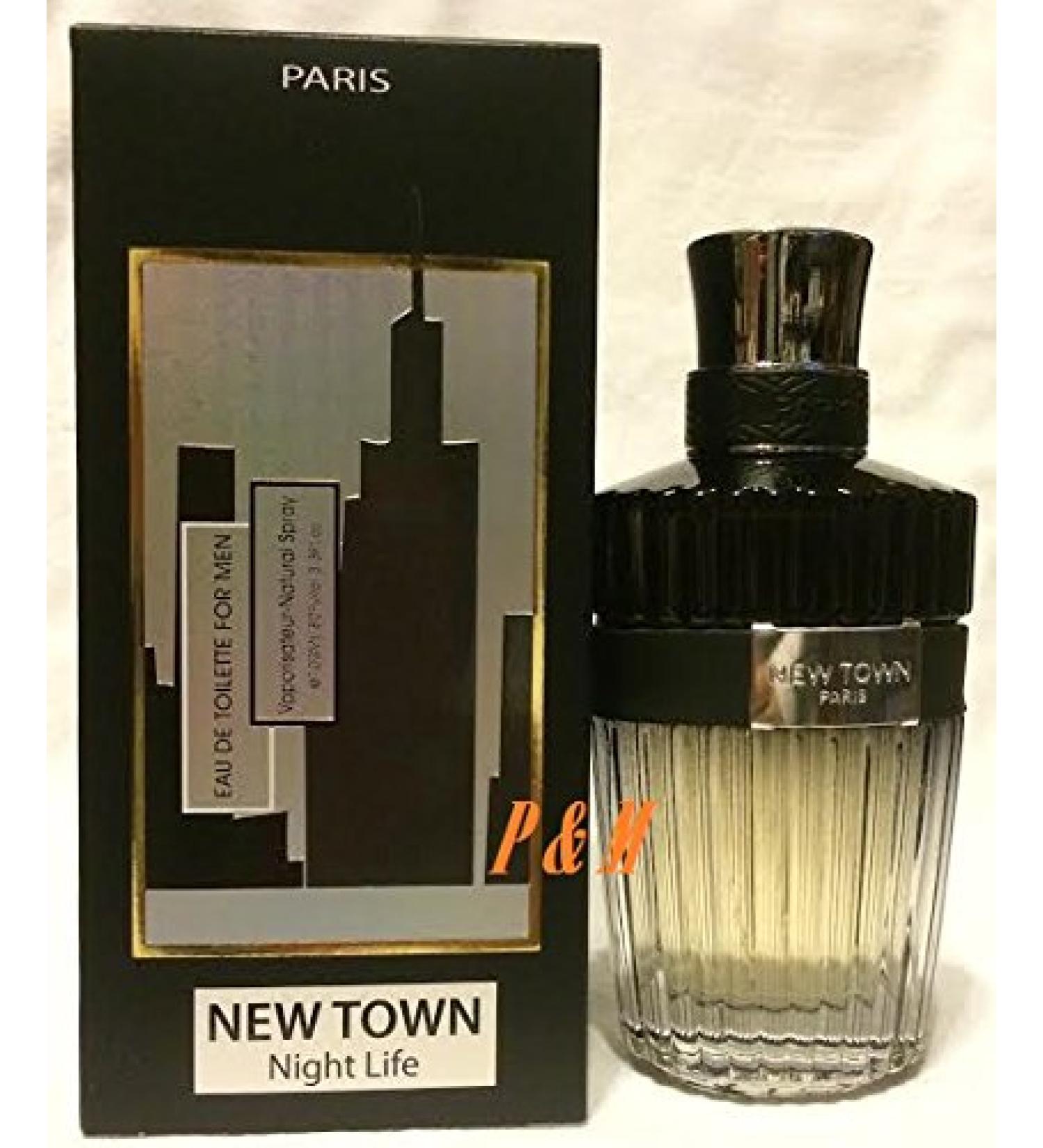 NEW TOWN NIGHT LIFE BY LOMANI COLOGNE FOR MEN 3.3 OZ / 100 ML EAU DE TOILETTE SPRAY