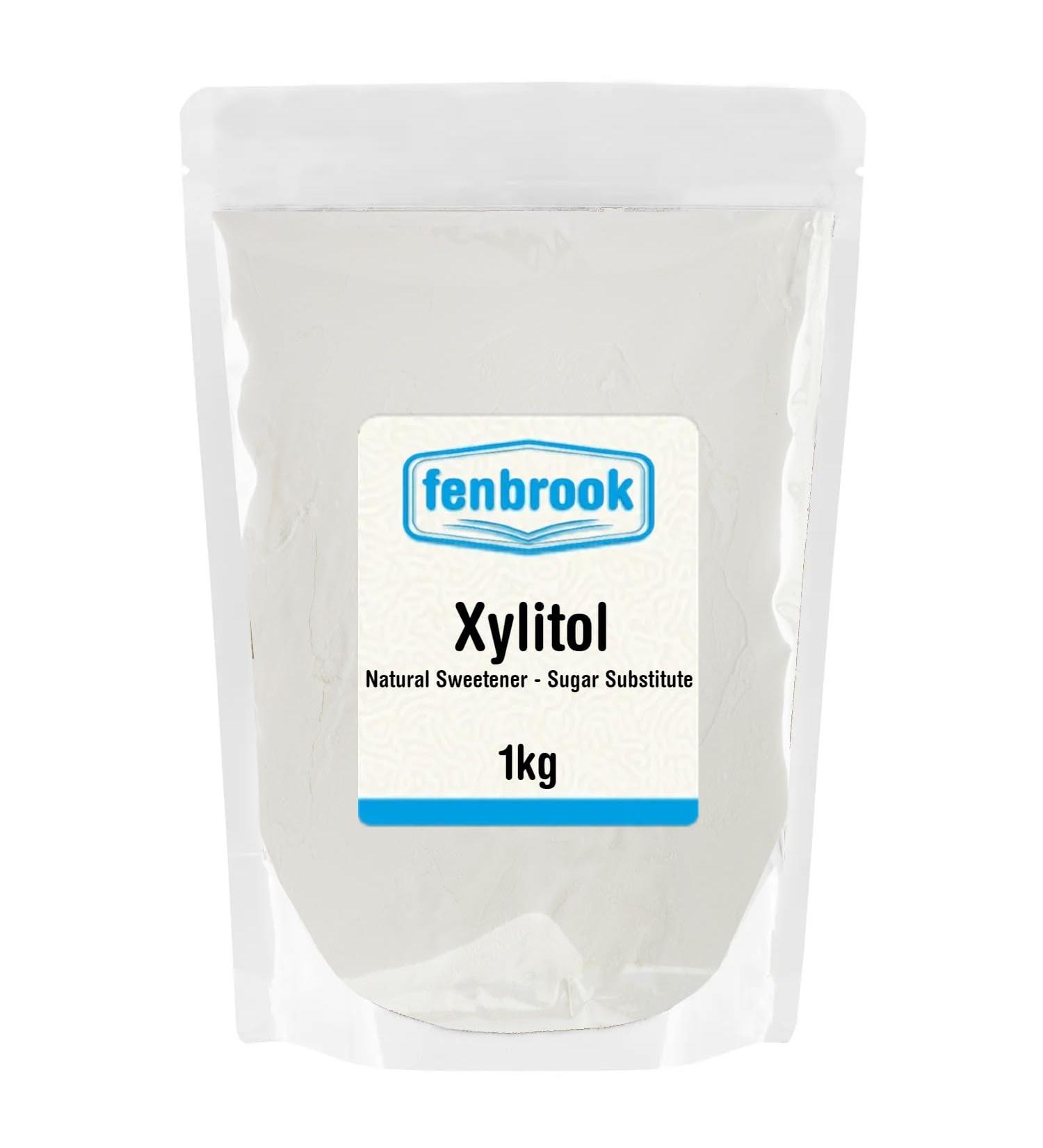 Xylitol Sweetener 1kg by Fenbrook Natural Sweetener Sugar Substitute Gluten Free Keto Friendly Non-GMO